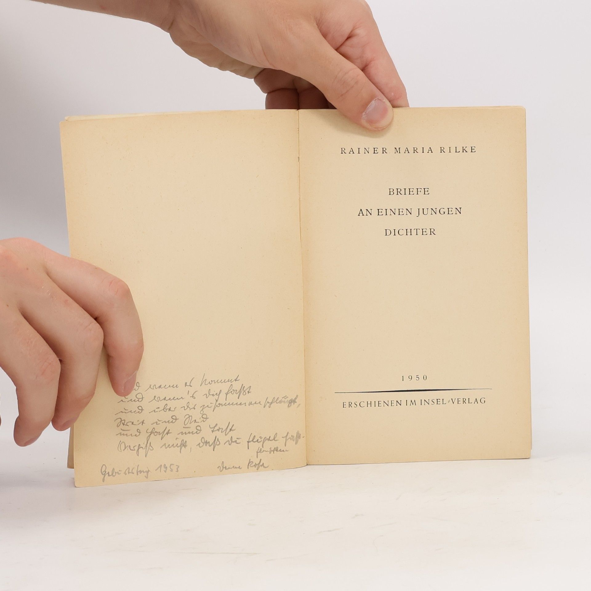 Rainer Maria Rilke Briefe an einen jungen Dichter