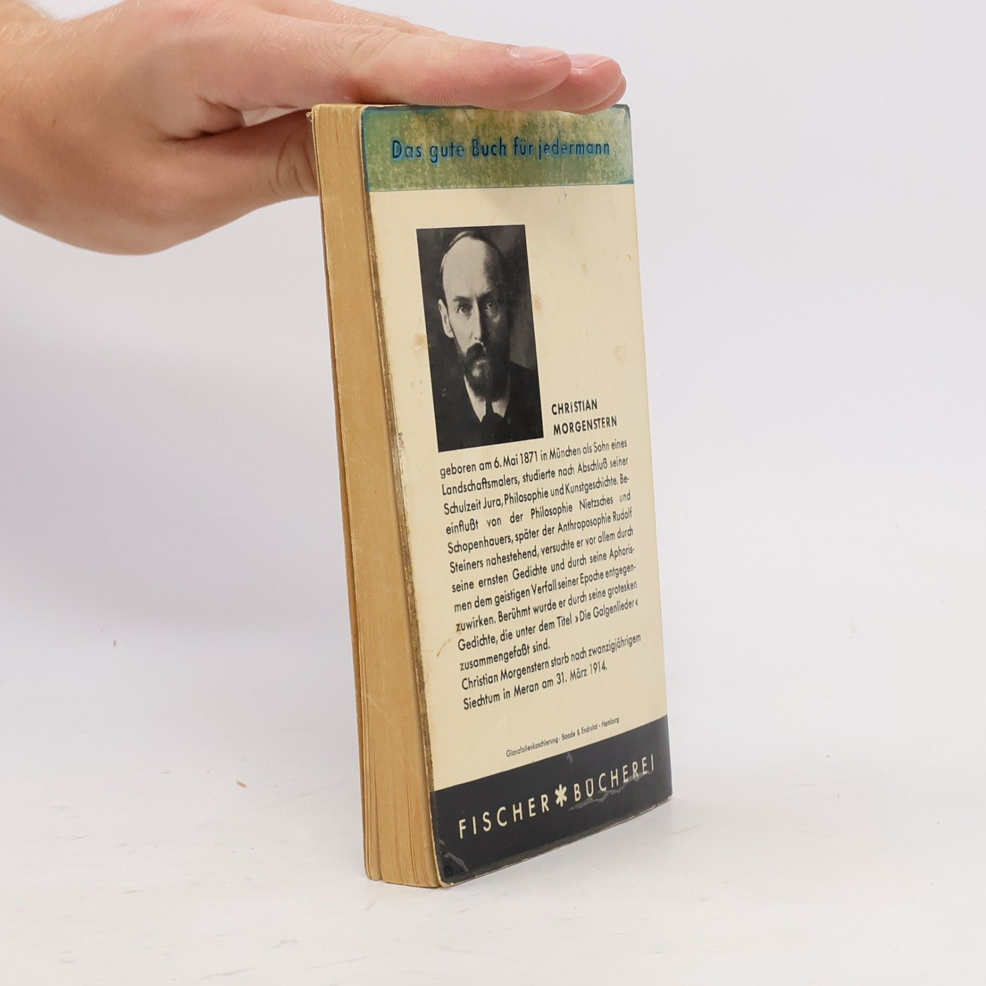 Christian Morgenstern Gedichte
