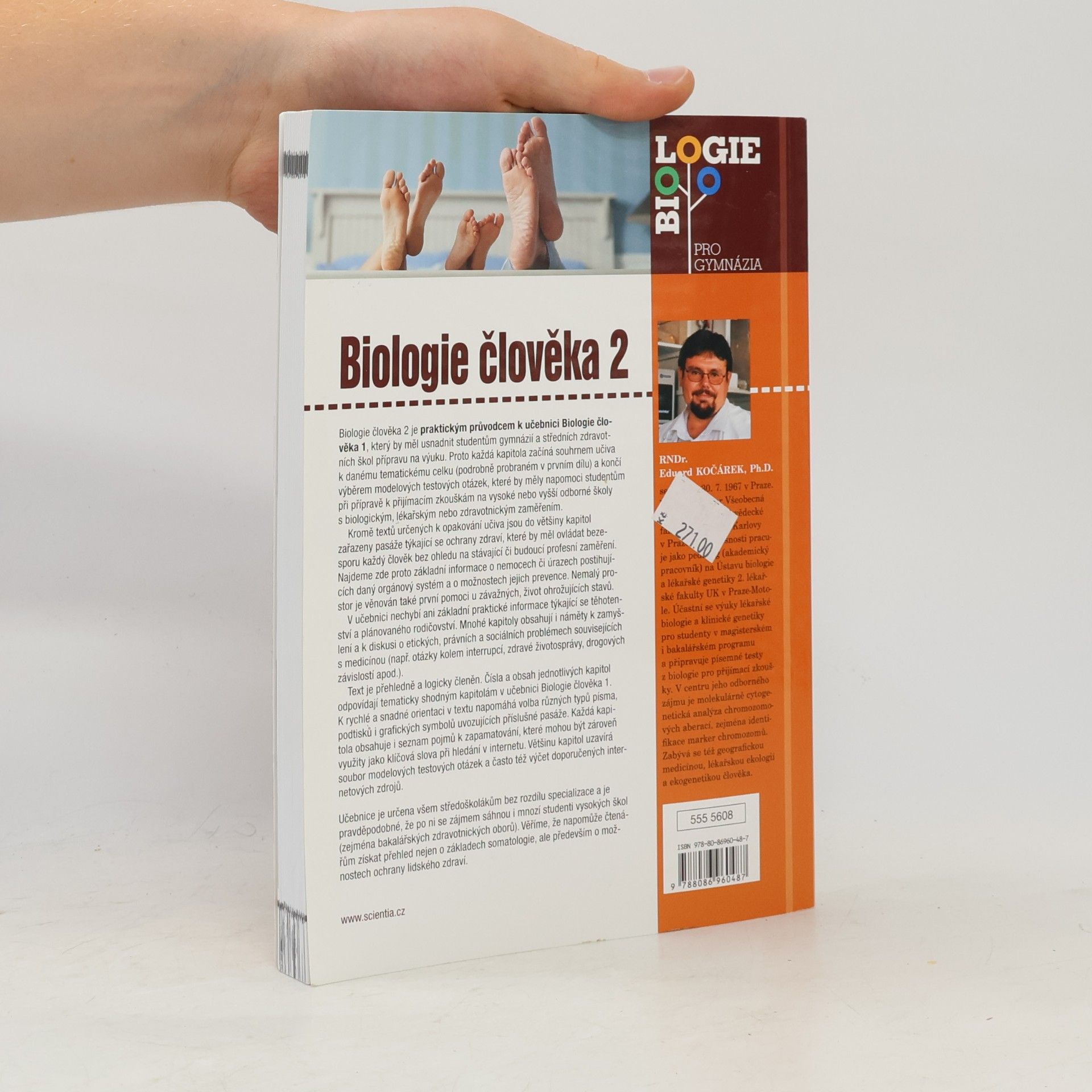 Eduard Kočárek Biologie člověka 2. Souhrn učiva, ochrana zdraví, klíčové pojmy, testové otázky