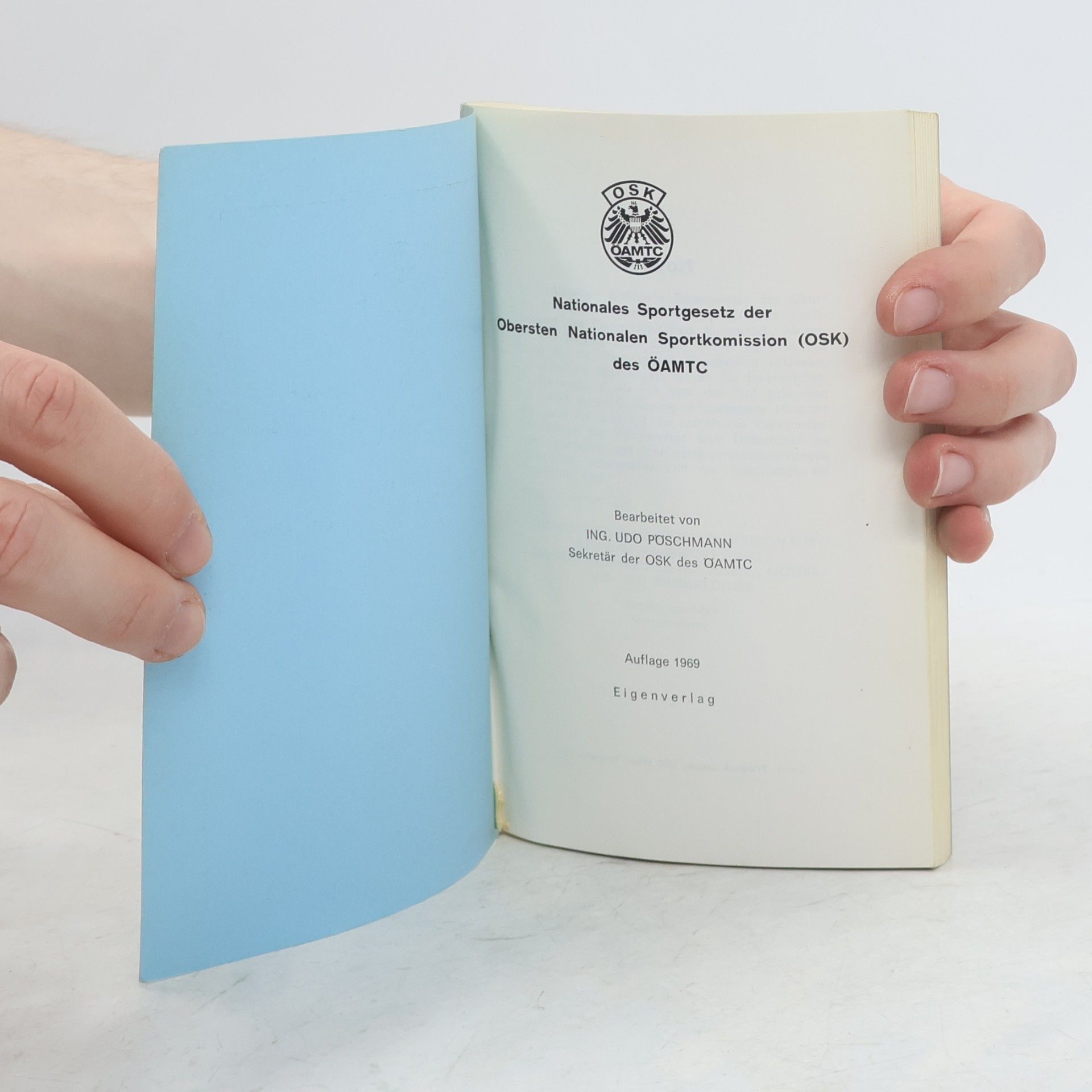 Autores varios Nationales Sportgesetz der Obersten Nationalen Sportkomission (OSK) des ÖAMTC