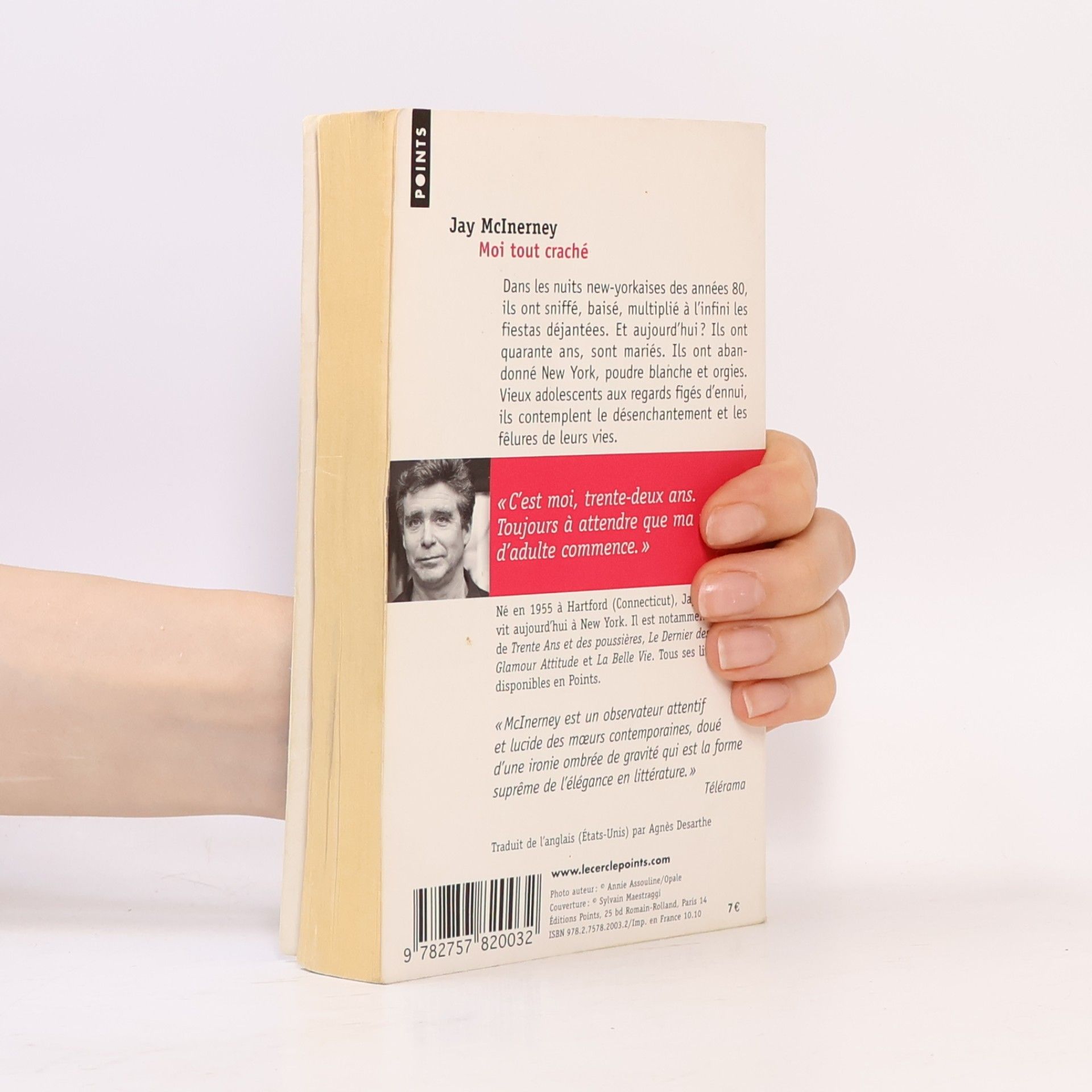 Jay McInerney Moi tout craché