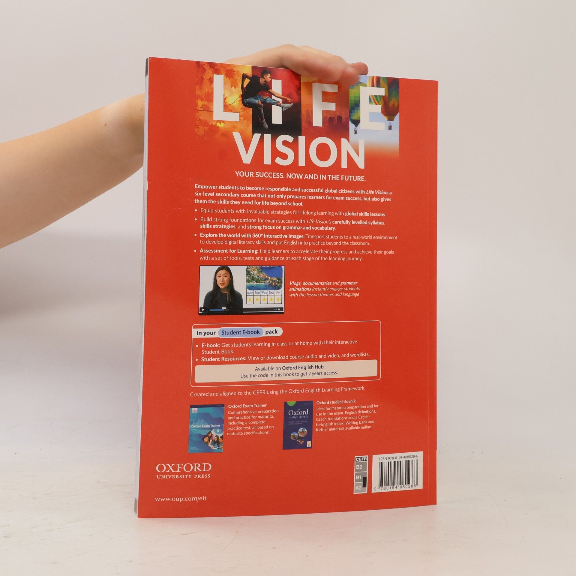 Jane Hudson Life vision A2/B. Maturita Student Book