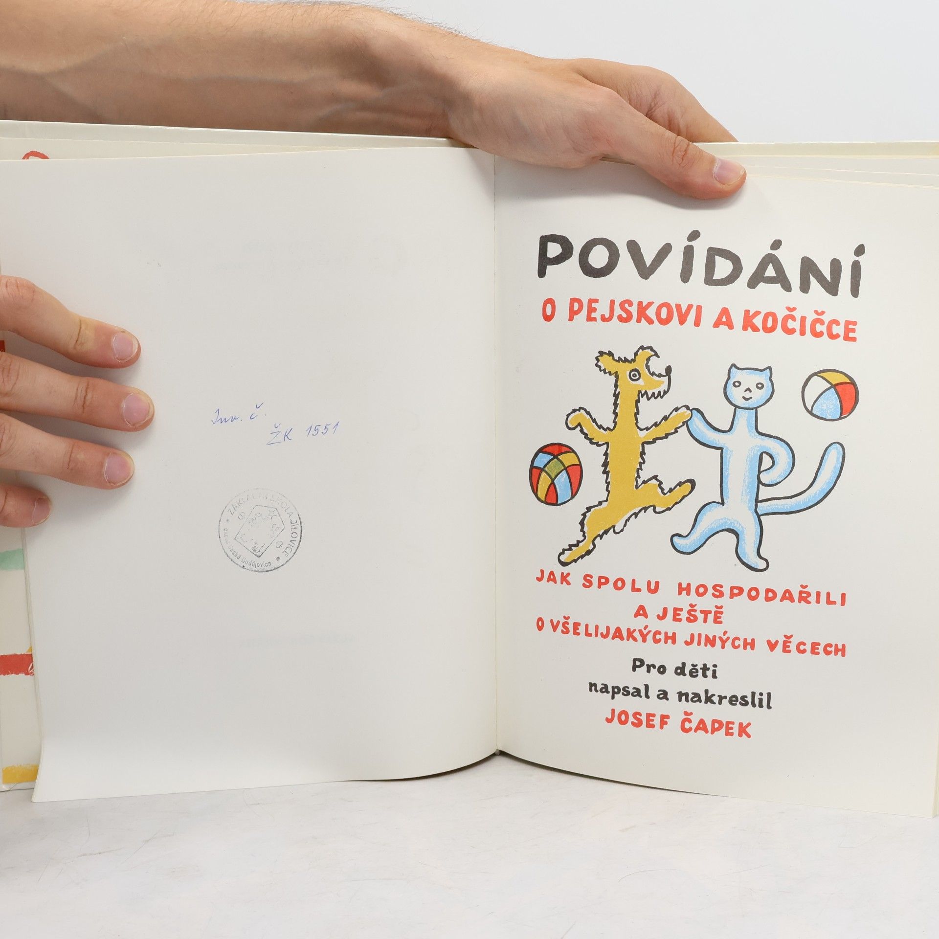 Josef Čapek Povídání o pejskovi a kočičce