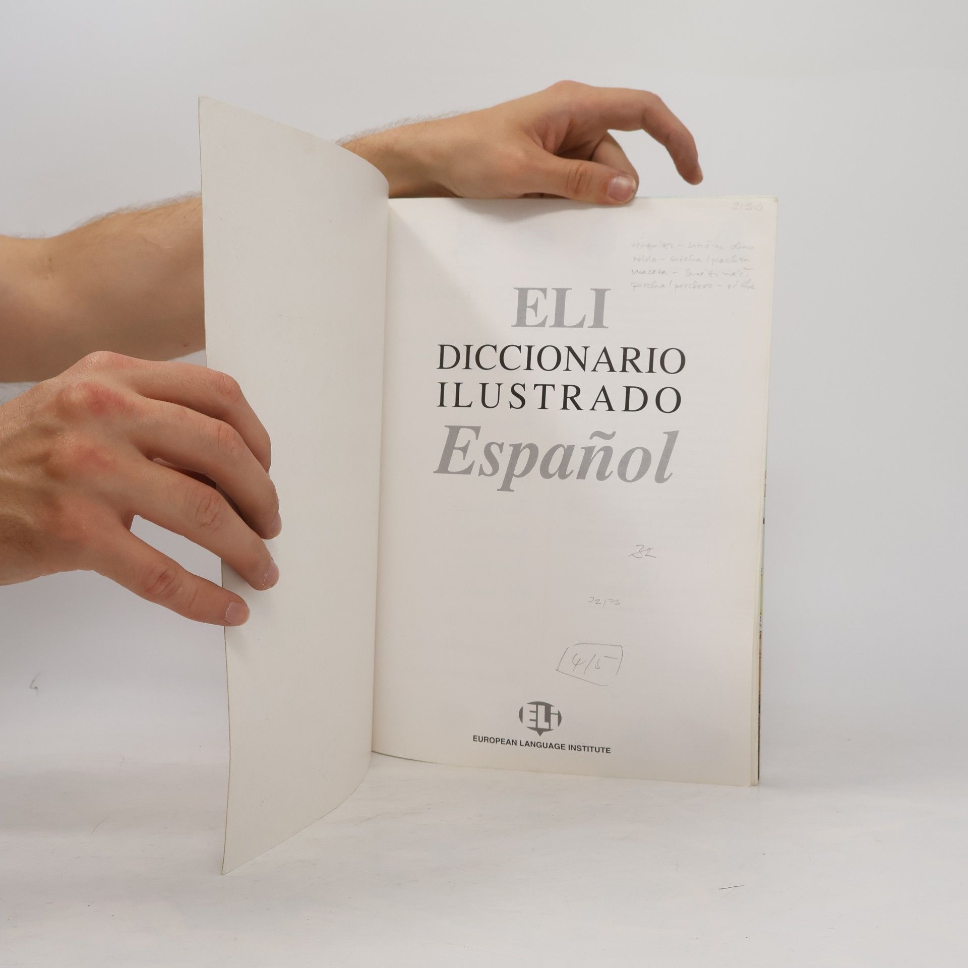 Joy Olivier ELI diccionario ilustrado Español