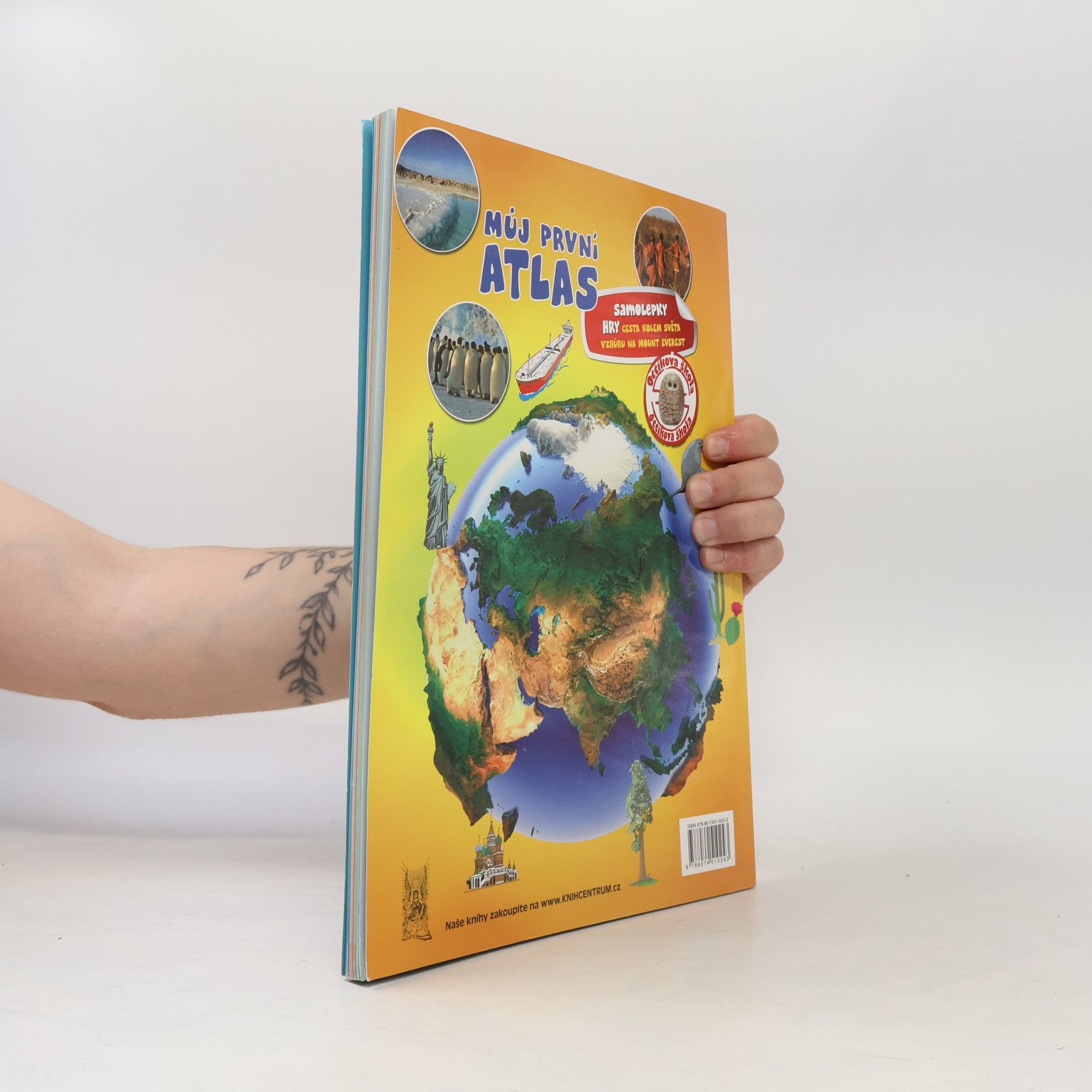 Jaroslav Synek Můj první atlas: Samolepky, rozkládací hry