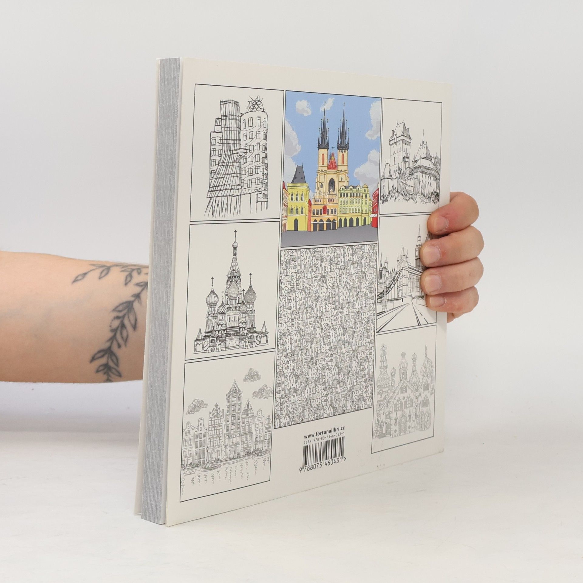 Various authors Města. Kreativní Omalovánky Pro Dospělé. Praha