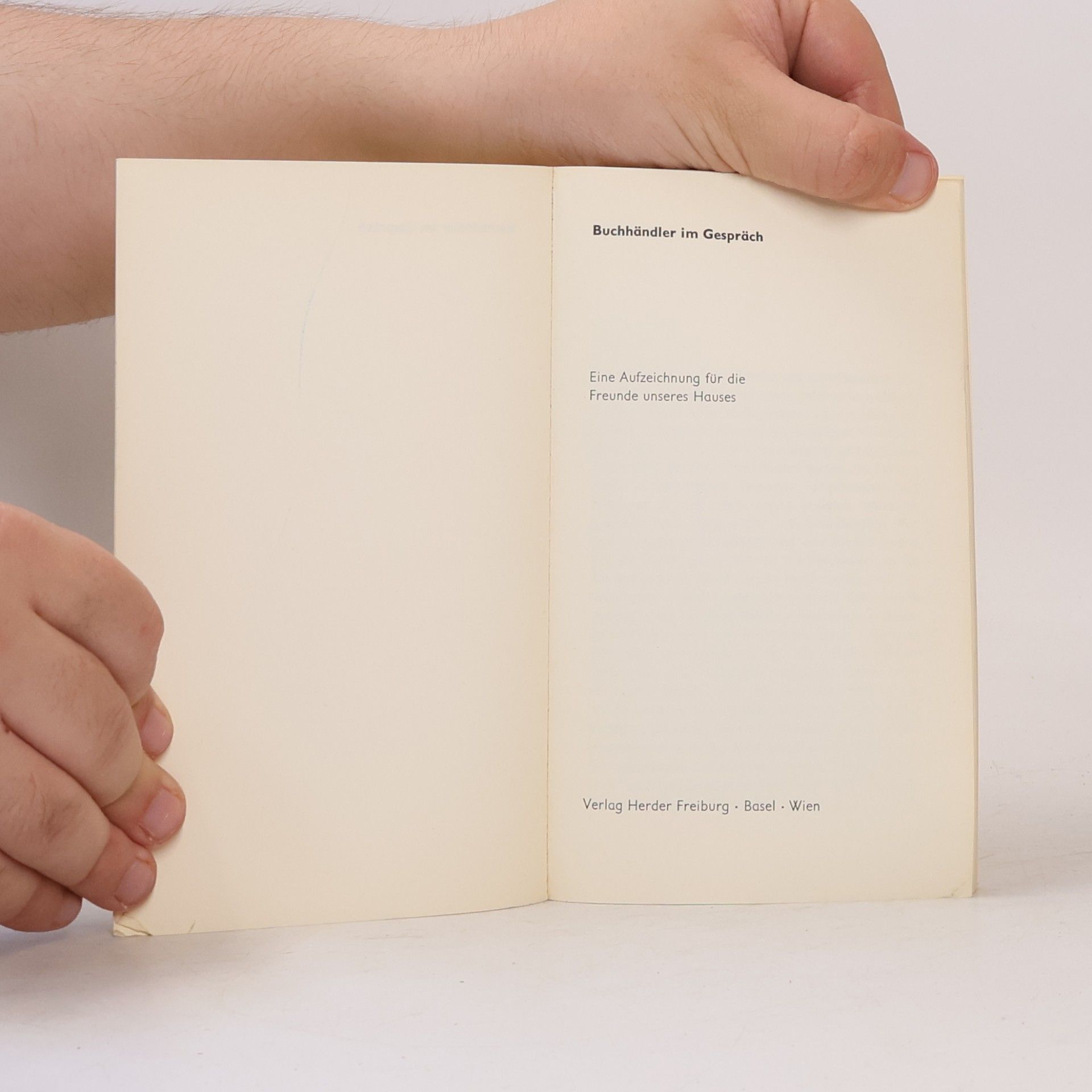 Collectif d'auteurs Buchhändler im Gespräch