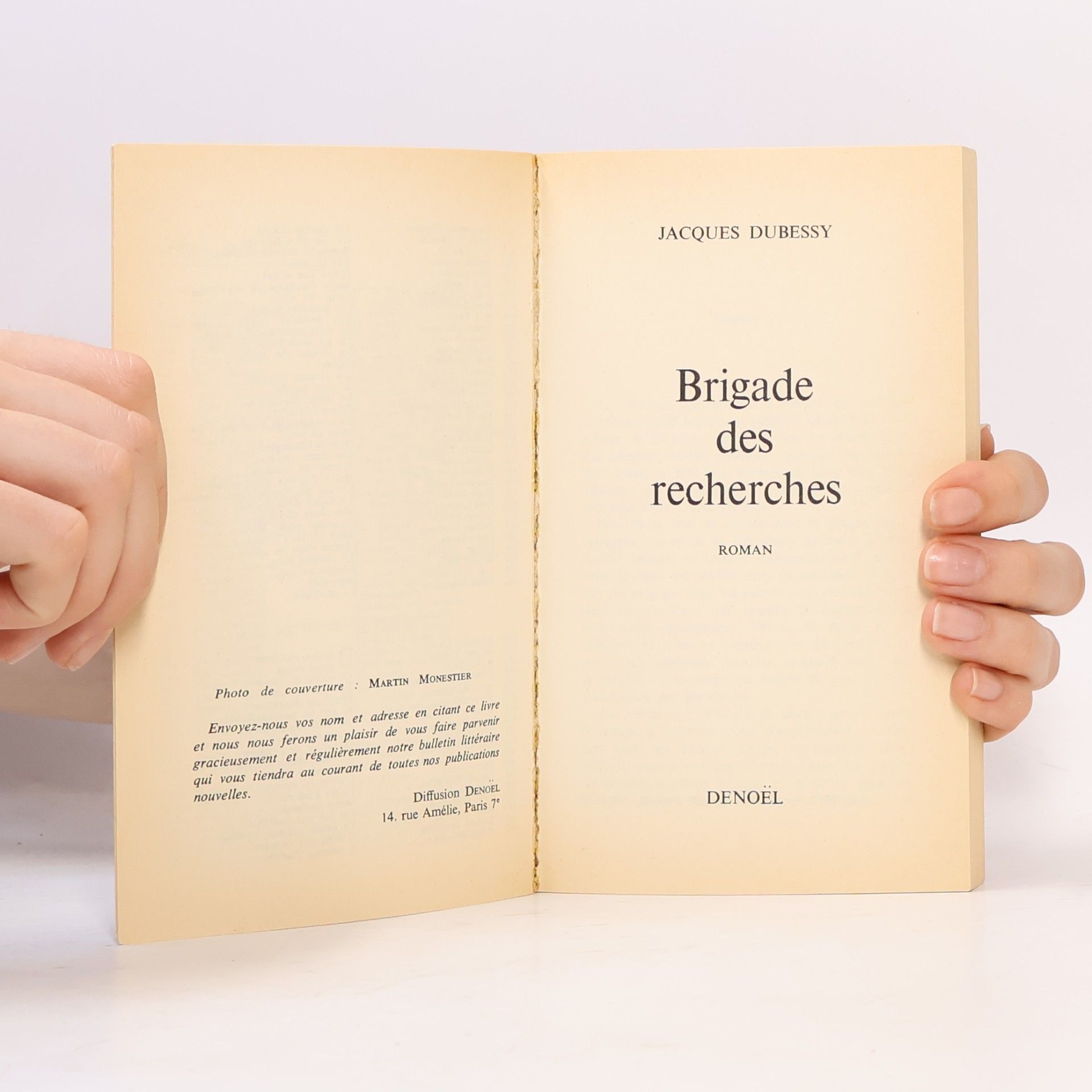 Jacques Dubessy Brigade des Recherches