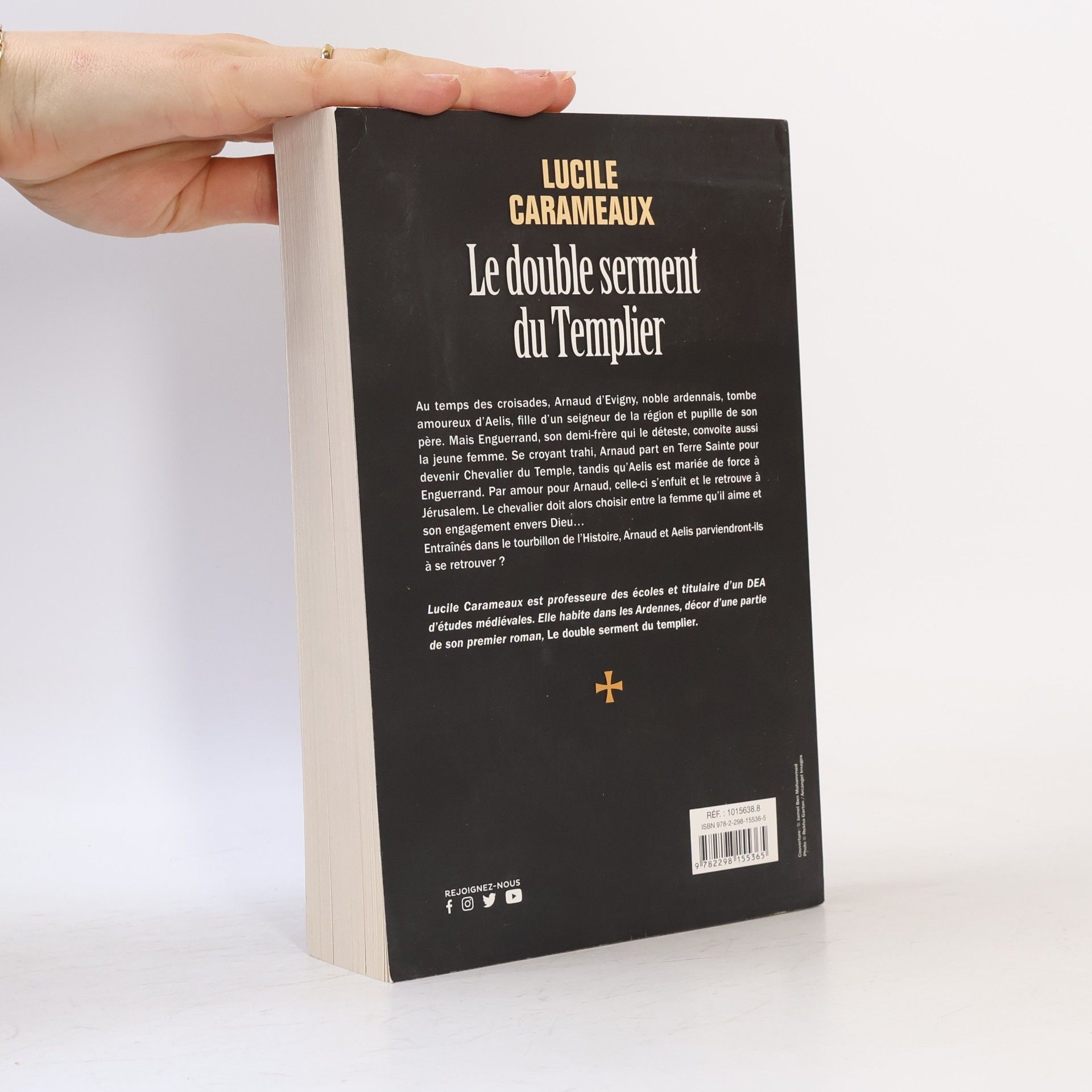 Lucile Carameaux Le double serment du Templier