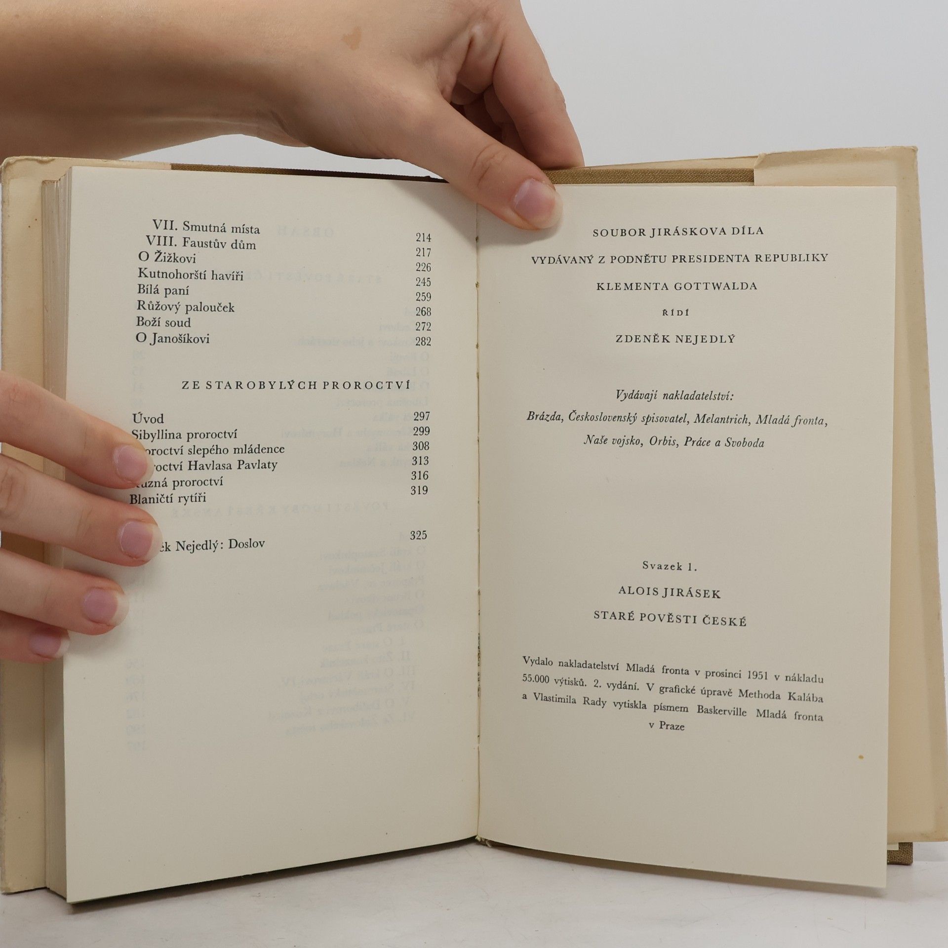 Alois Jirásek Staré pověsti české