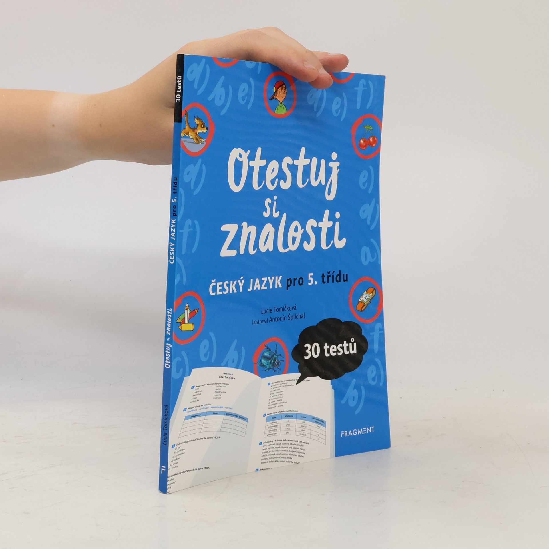 Lucie Tomíčková Otestuj si znalosti. Český jazyk pro 5. třídu