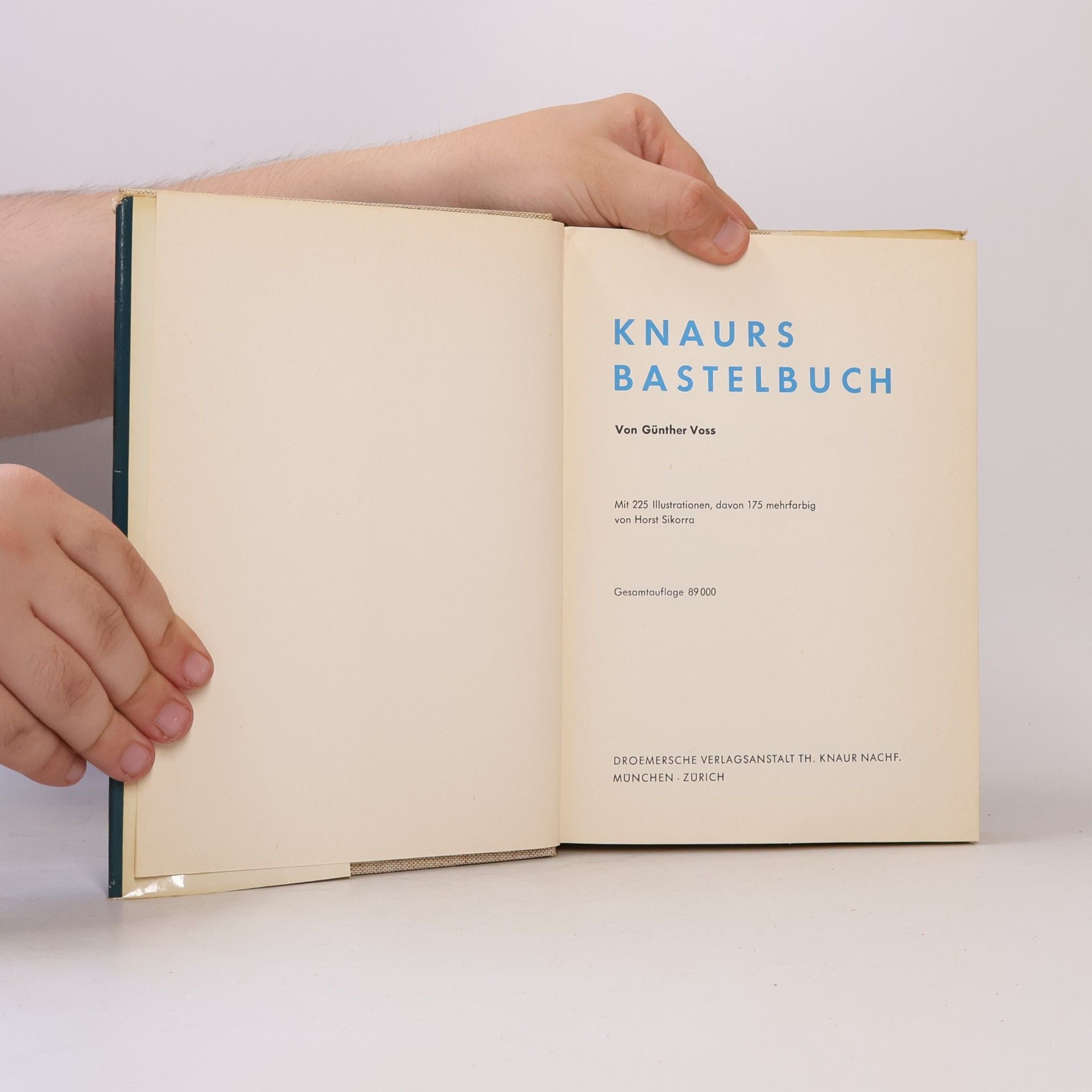 Günther Voss Knaurs Bastelbuch