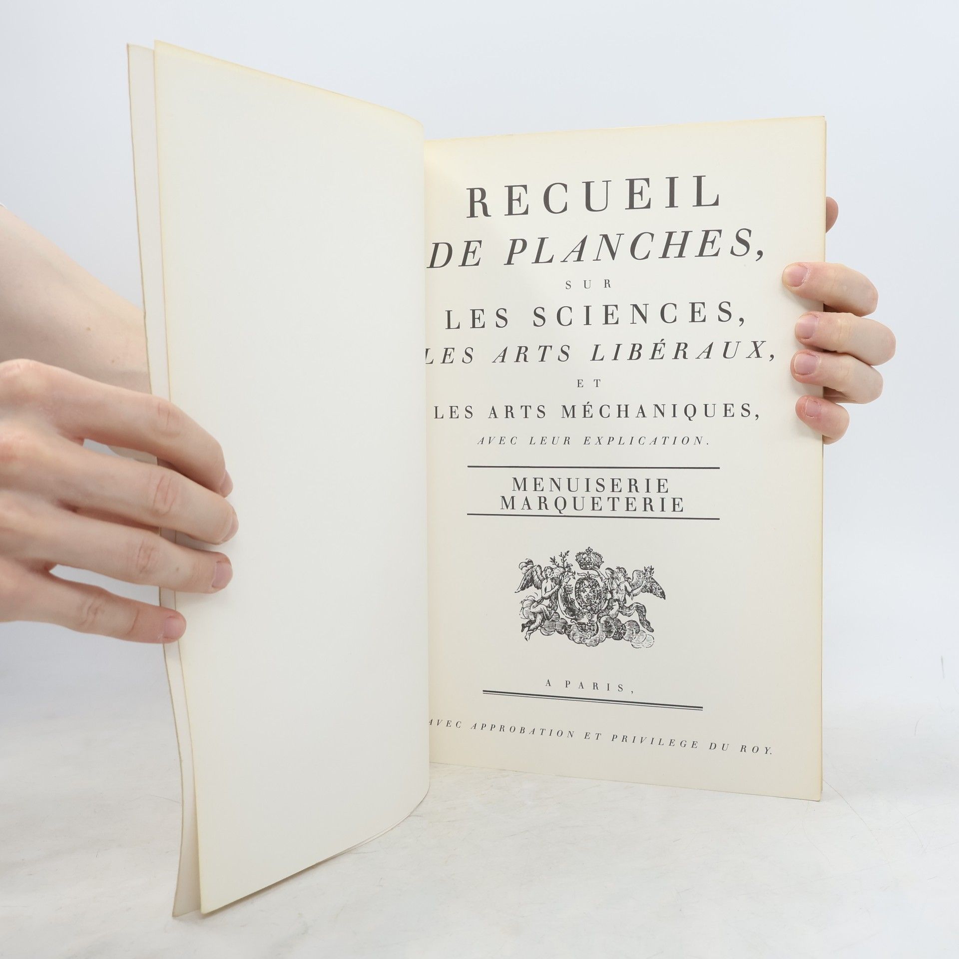 Denis Diderot L'Encyclopédie Diderot et D'Alembert: Menuiserie marqueterie