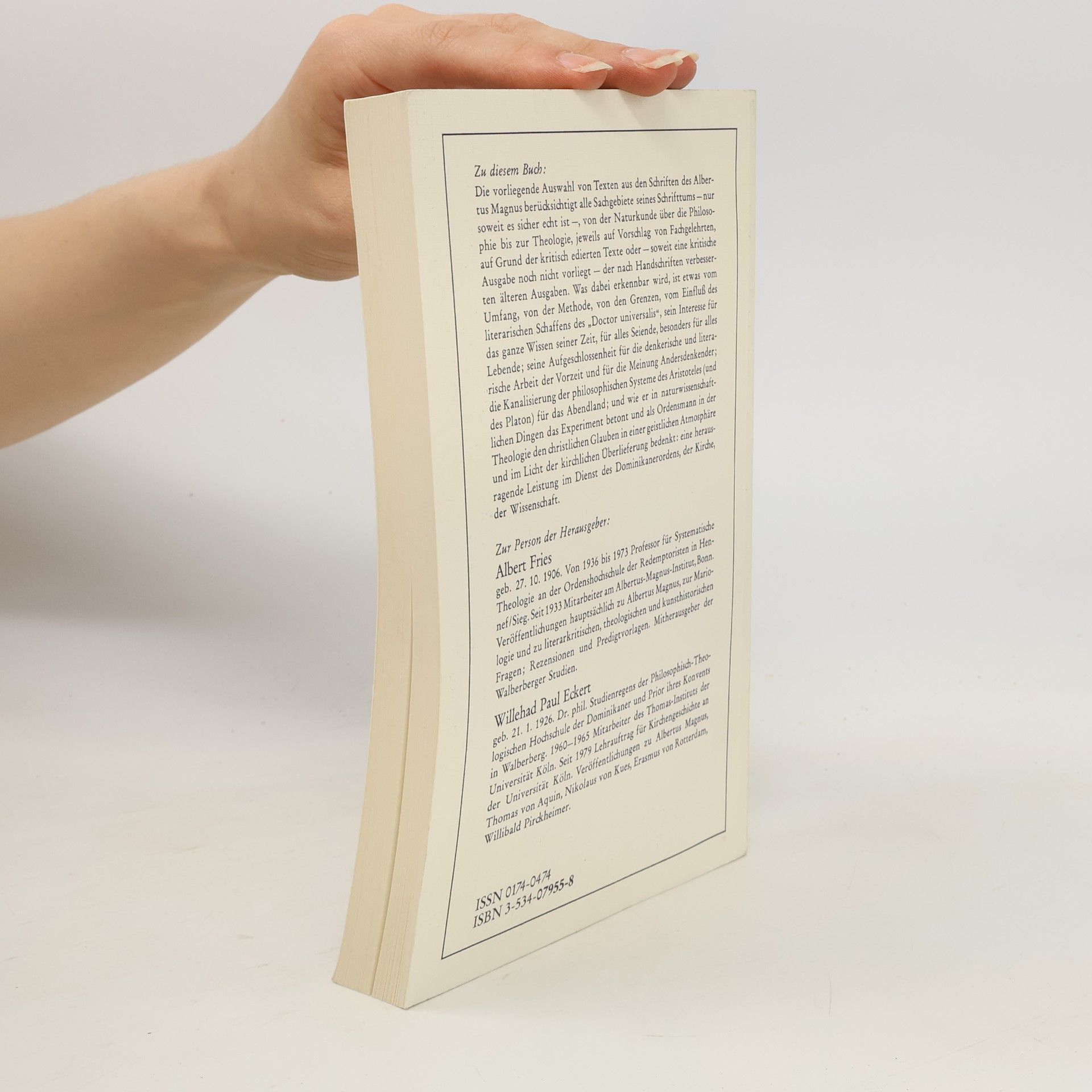 Albertus Magnus Texte zur Forschung: Ausgewählte Texte