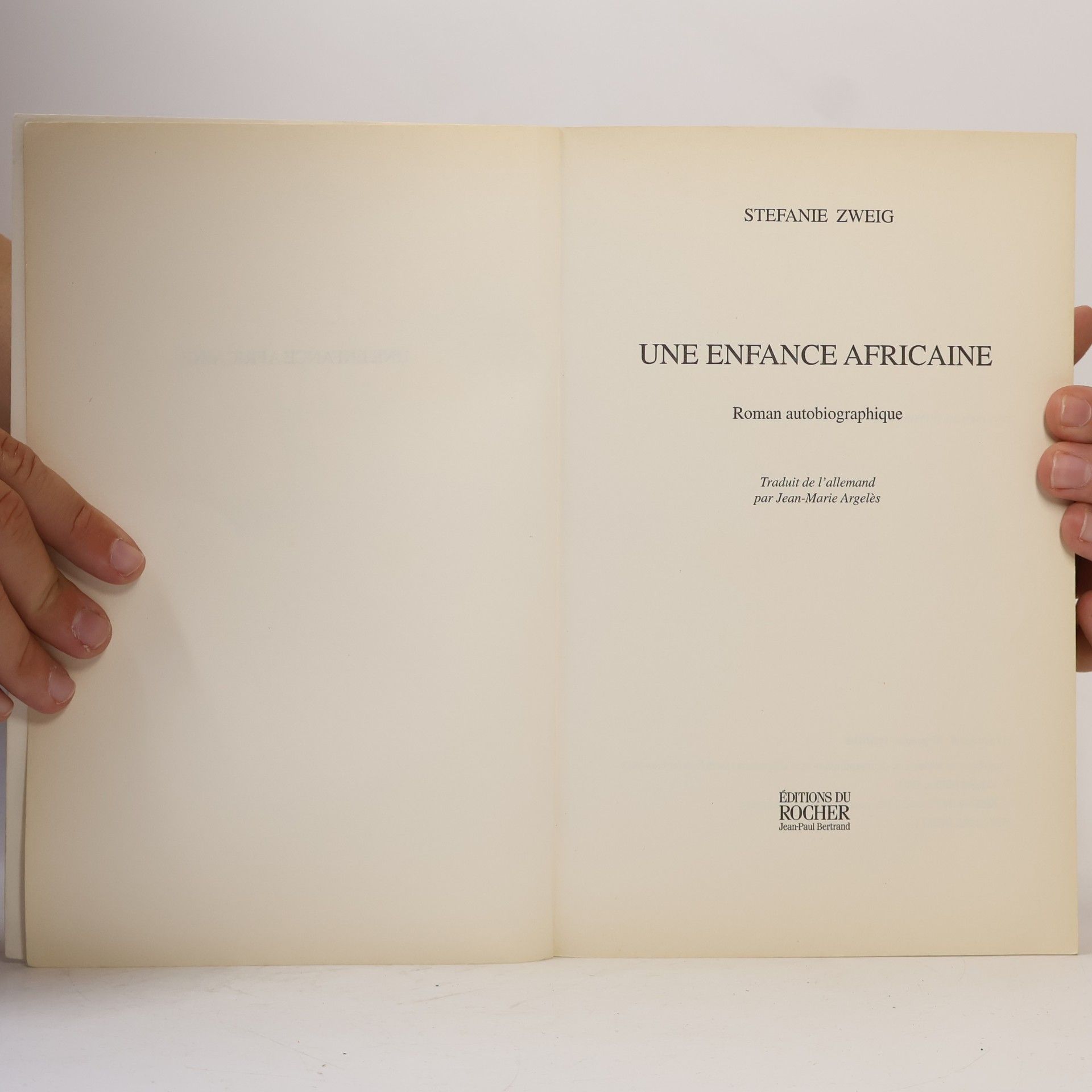 Stefanie Zweig Une enfance africaine