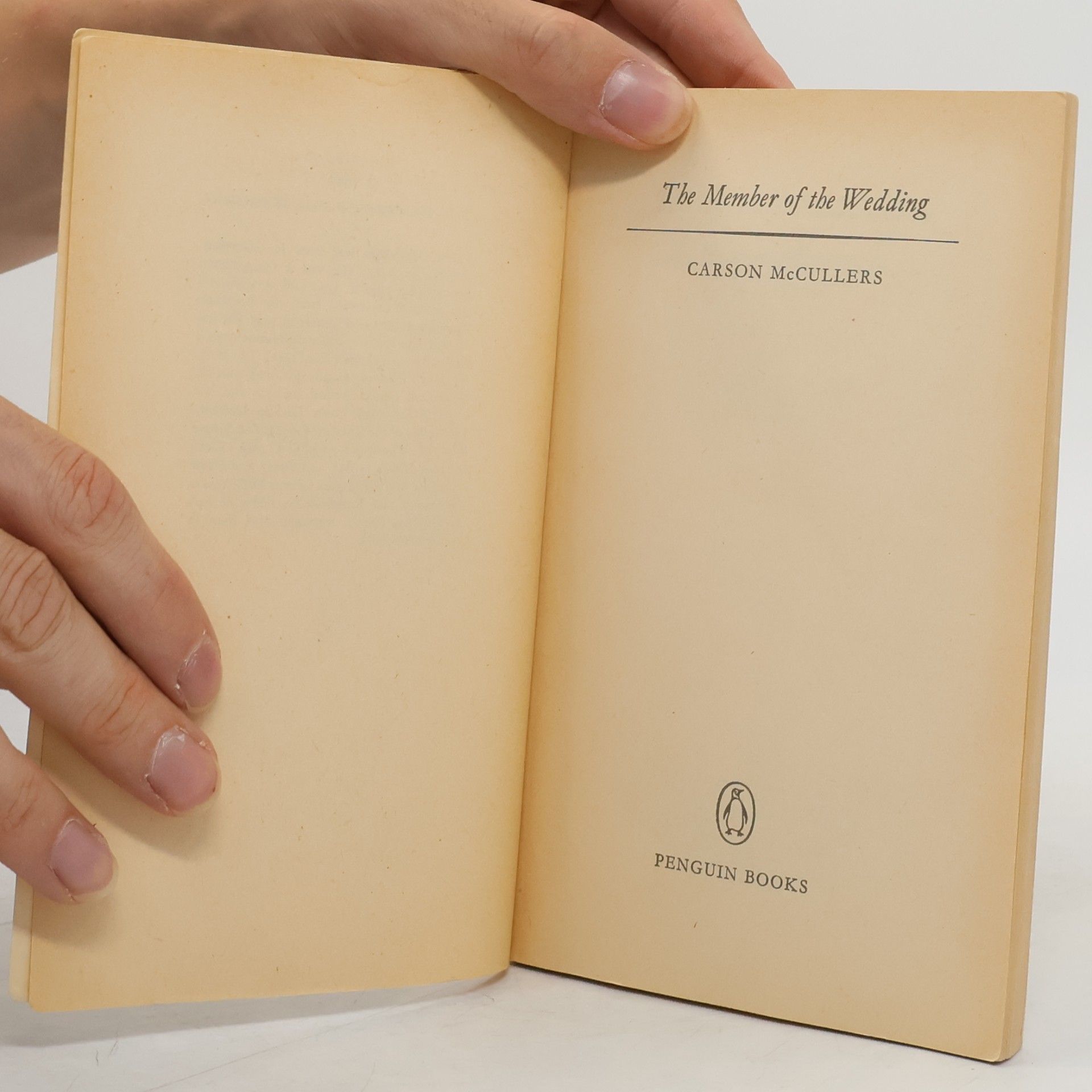 Carson McCullers The Member of the Wedding