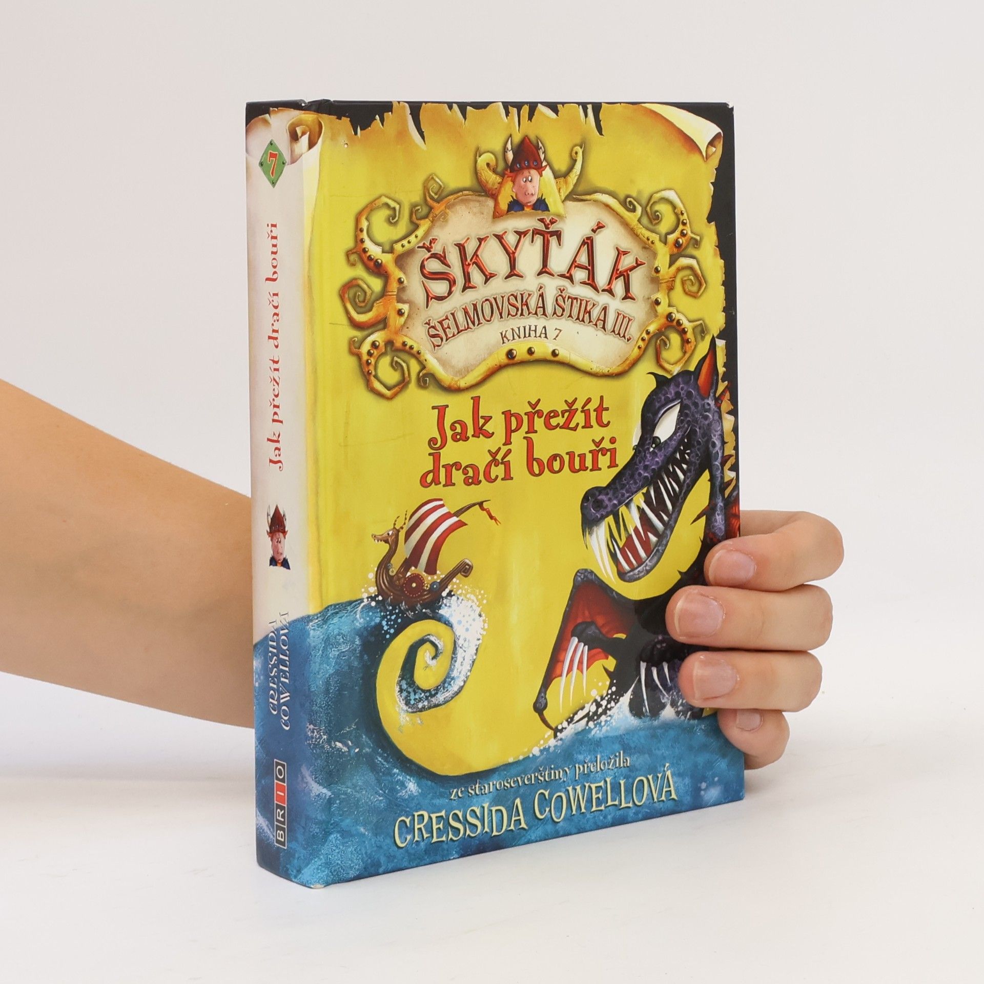 Cressida Cowell Škyťák Šelmovská Štika III. Kniha 7. Jak přežít dračí bouři