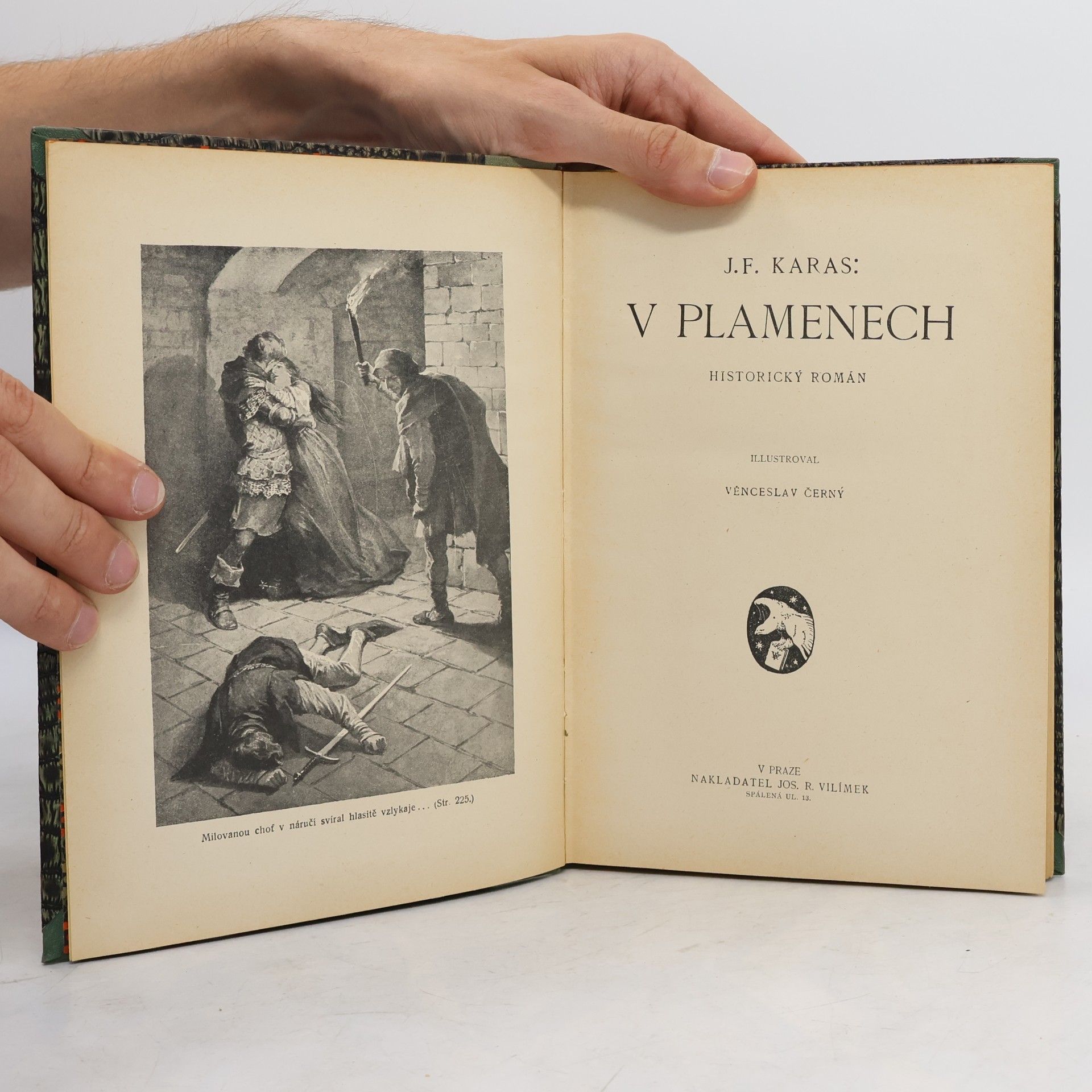 Josef František Karas V plamenech