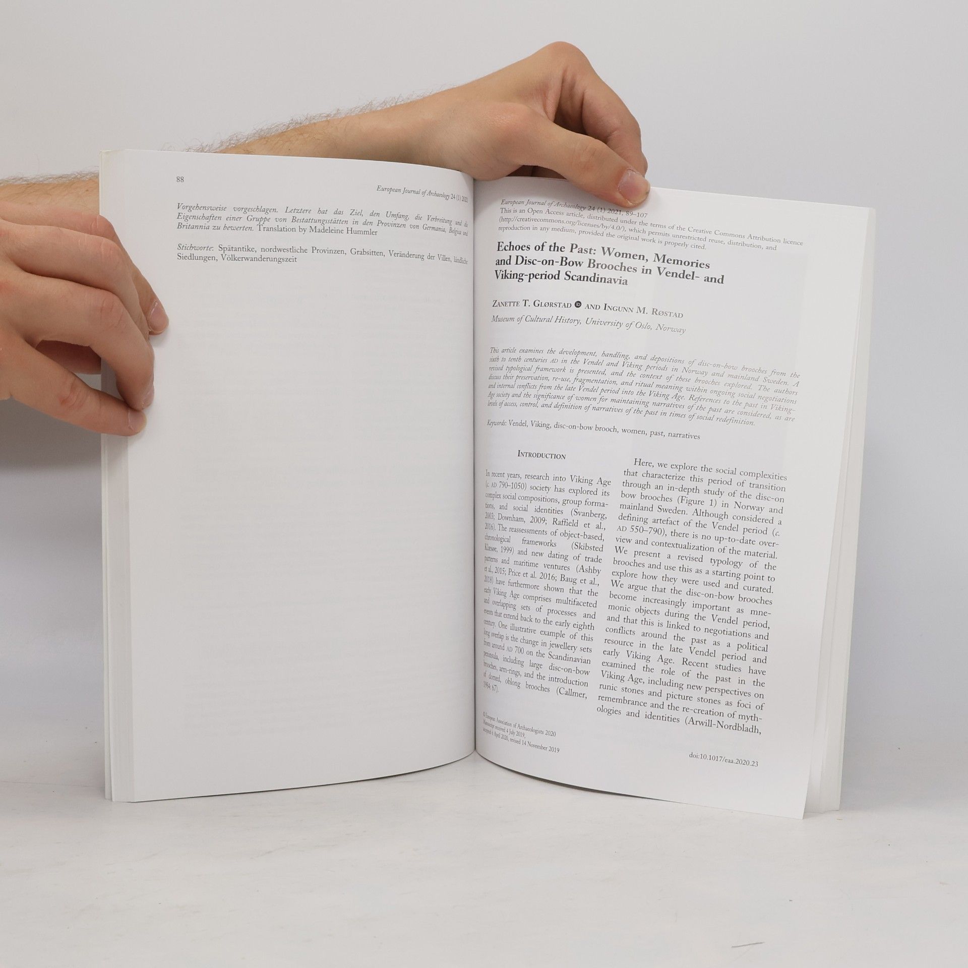 Autorenkollektiv European Journal of Archaeology. Volume 24, Issue 1