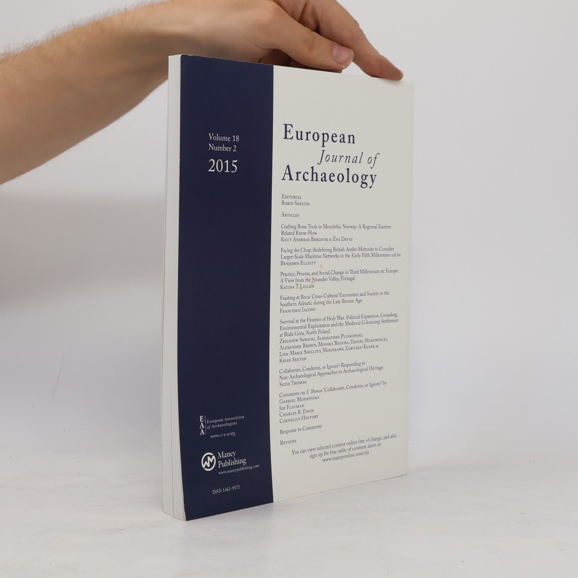 Various authors European Journal of Archaeology. Vol. 18. Number 2