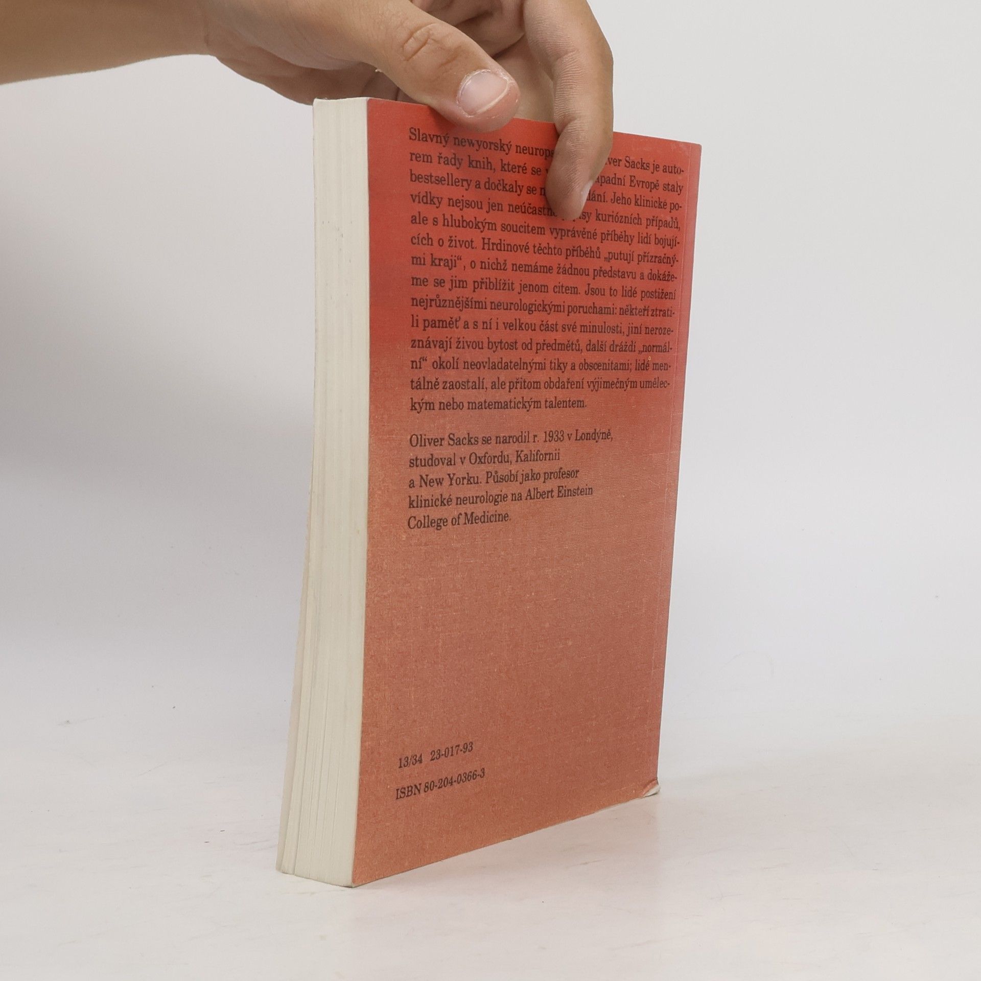 Oliver Sacks Muž, který si pletl manželku s kloboukem