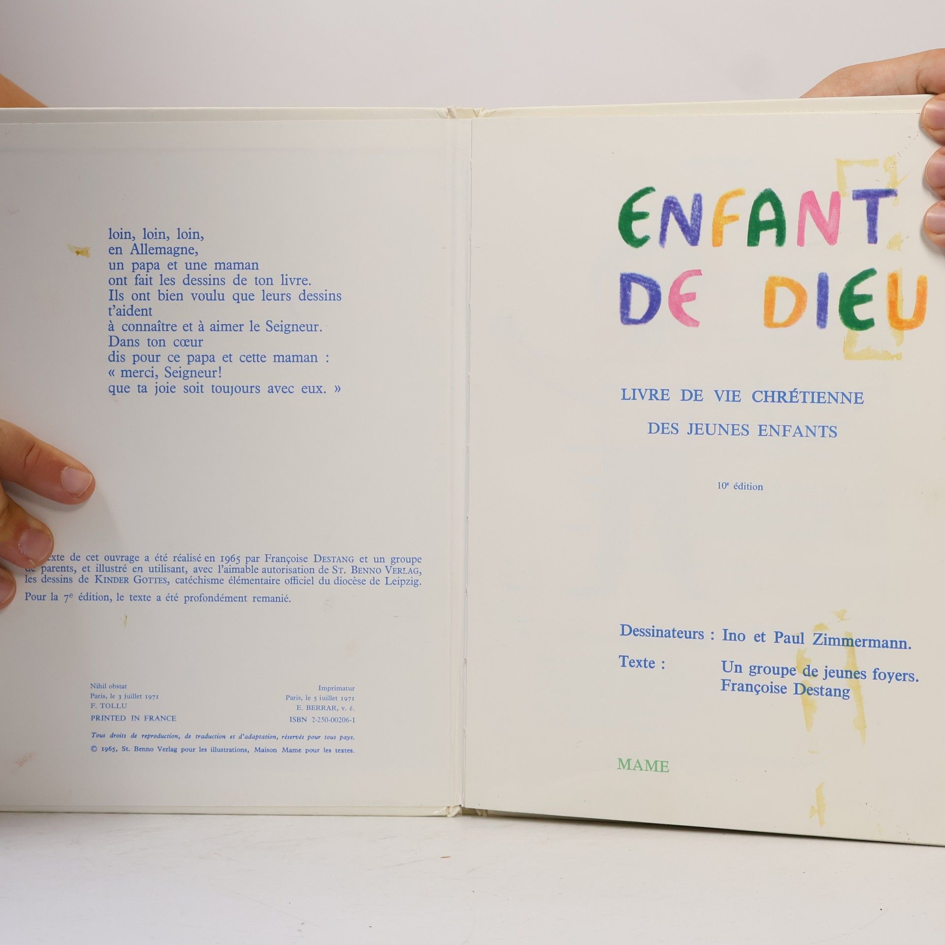 Francoise Destang Enfant de Dieu