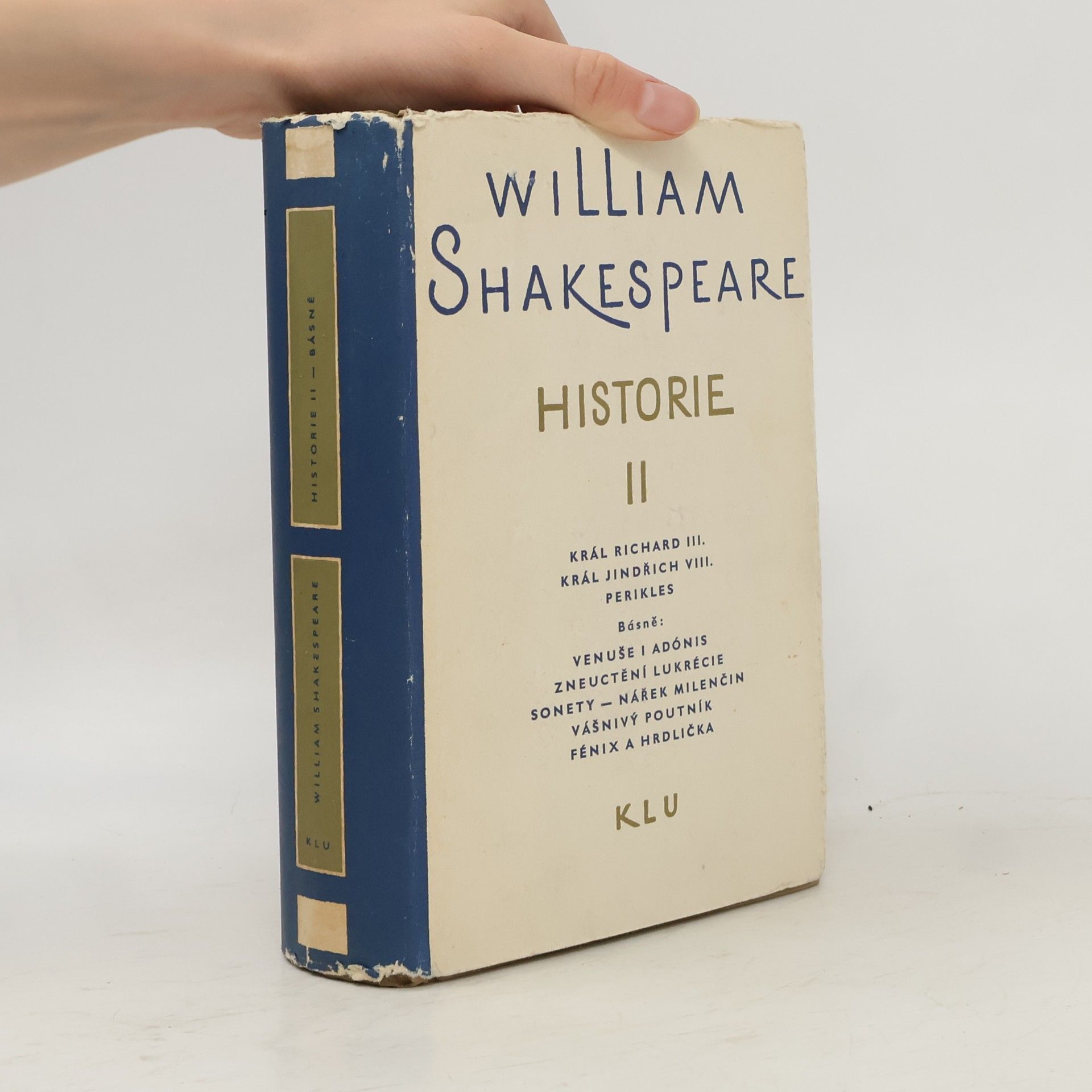 William Shakespeare Historie II - Básně