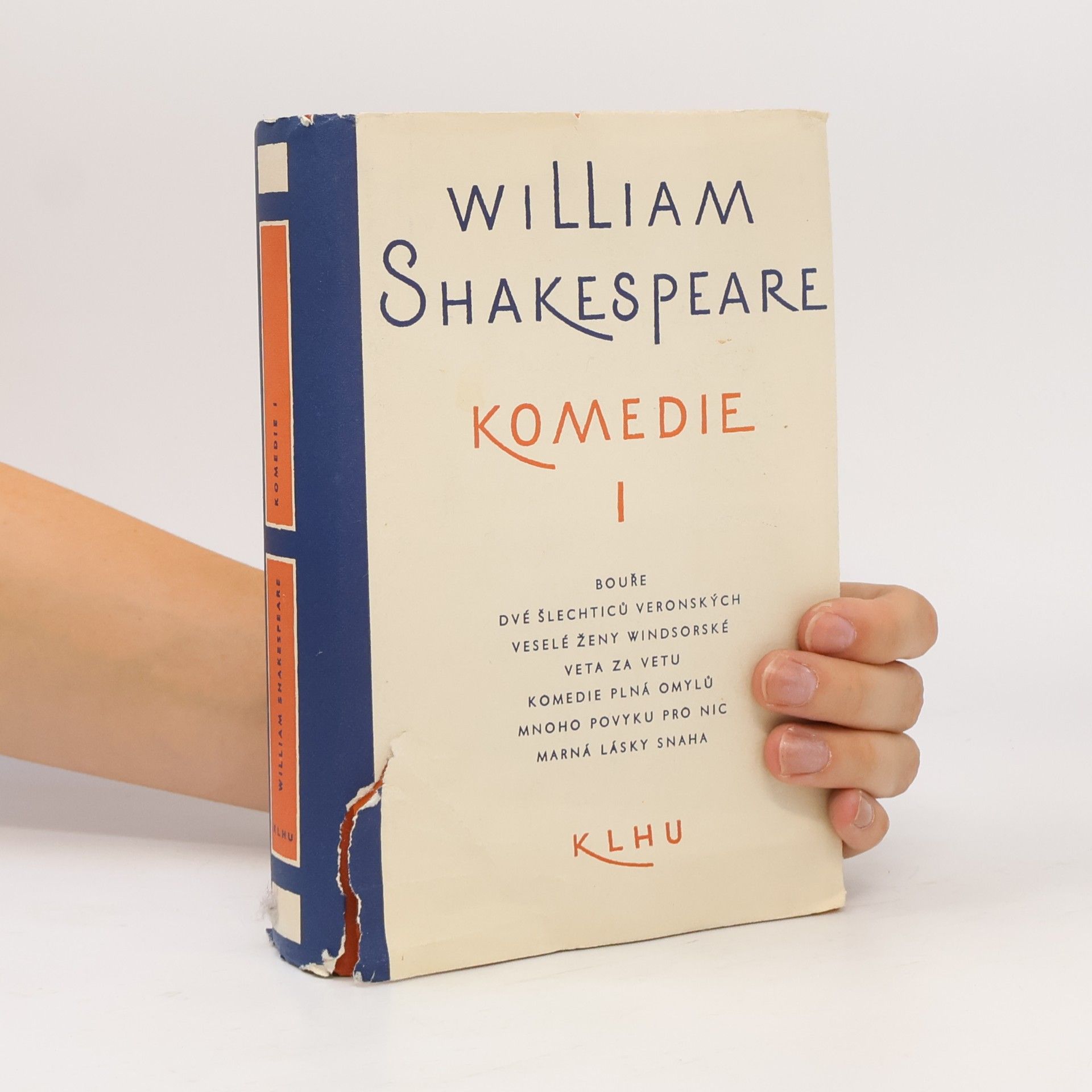 William Shakespeare Komedie I.