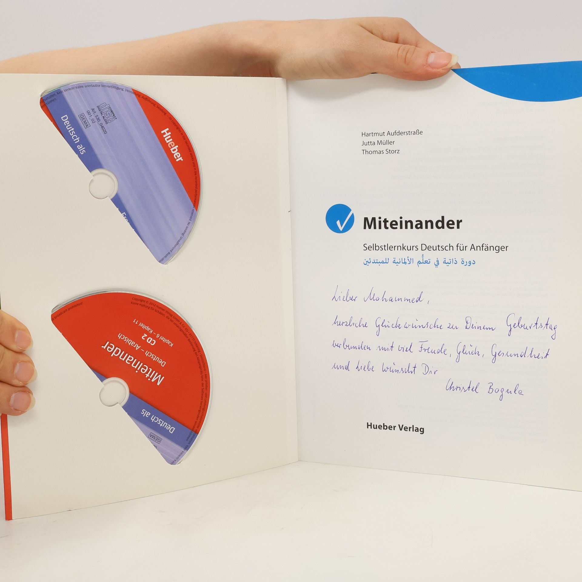 Thomas Storz Miteinander. Selbstlernkurs Deutsch für Anfänger. Arabische Ausgabe. Mit 1 MP3-CD