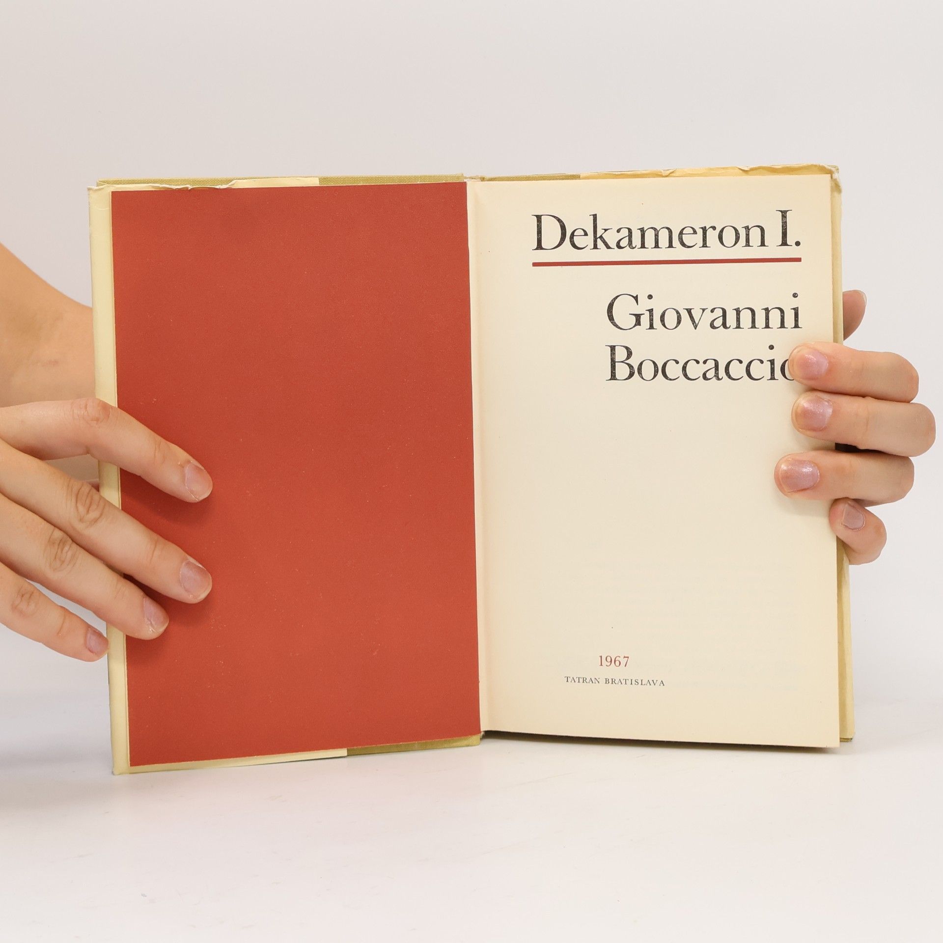 Giovanni Boccaccio Dekameron I.