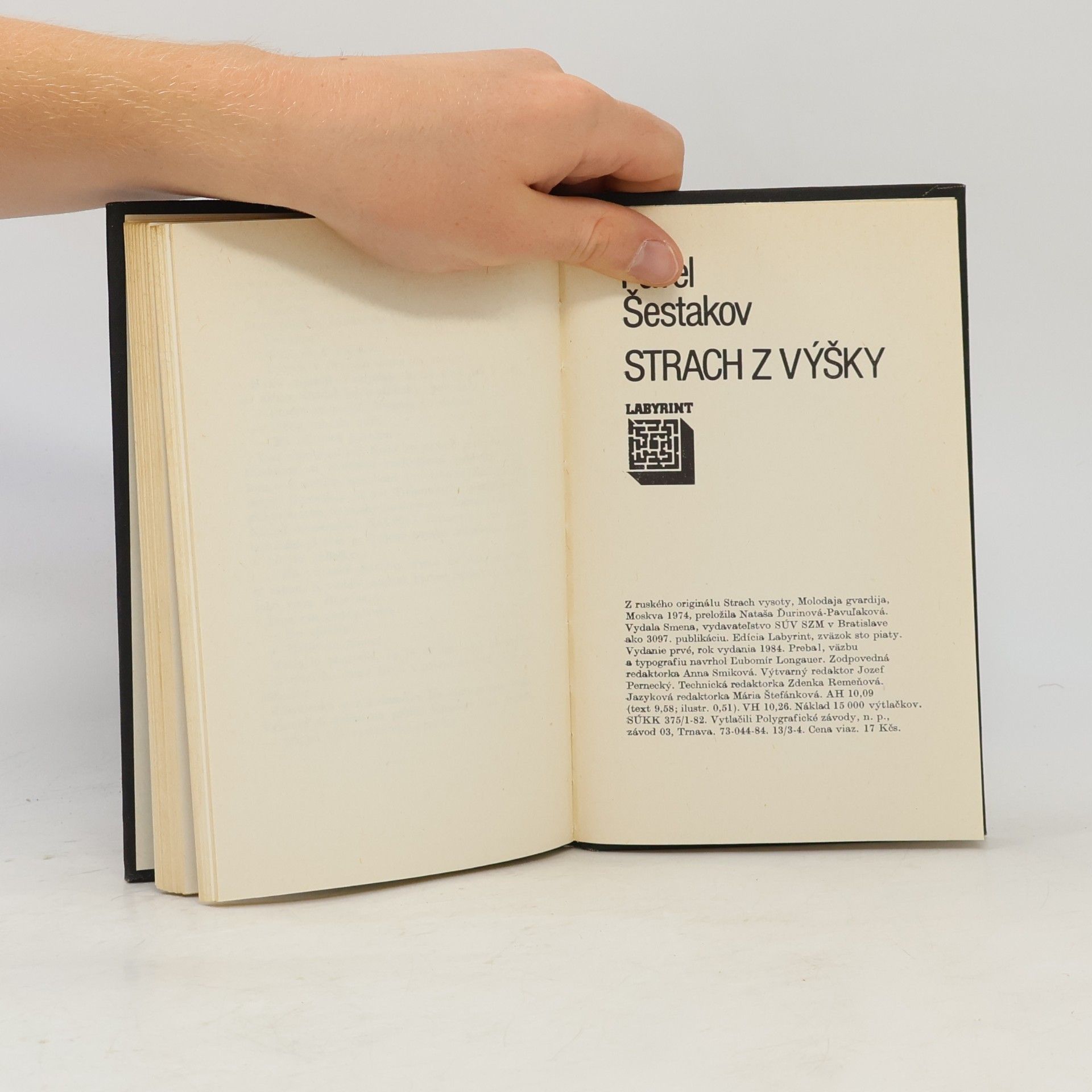 Pavel Šestakov Strach z výšky