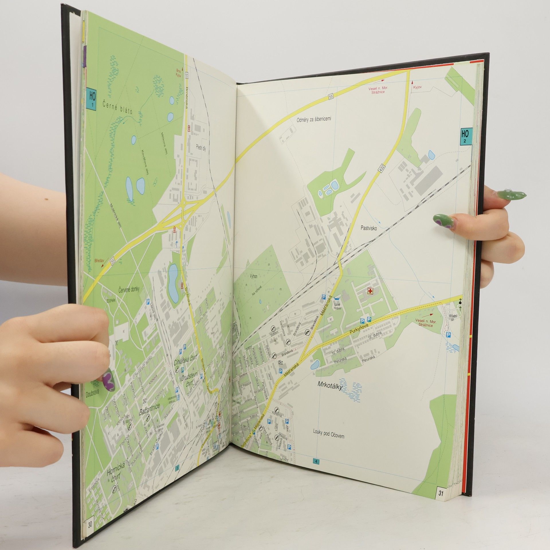 Kolektiv autorů Autoatlas 1, Jižní a Severní Morava Jižní a Severní Morava