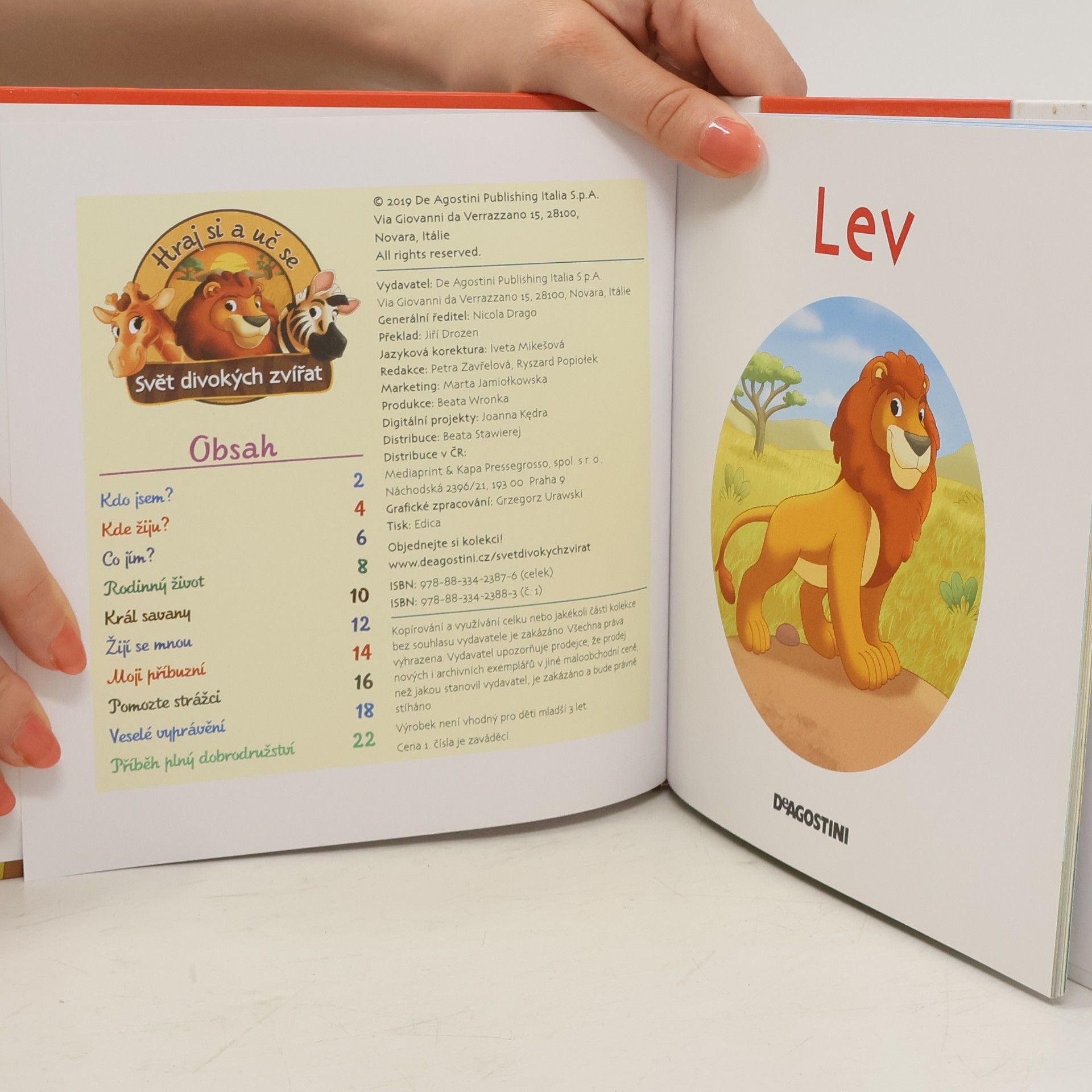 Various authors Svět divokých zvířat. Lev