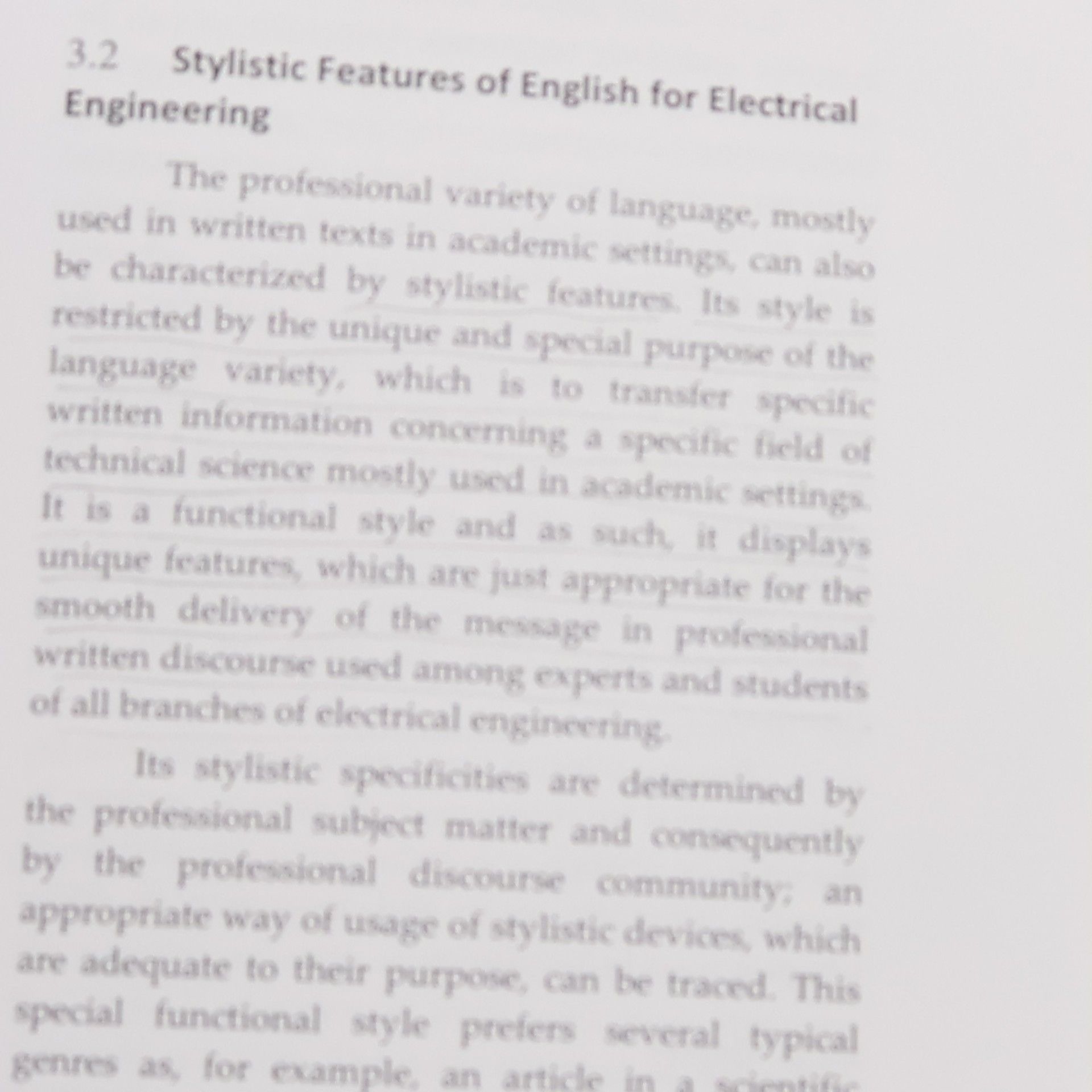 Milena Krhutová Parameters of Professional Discourse