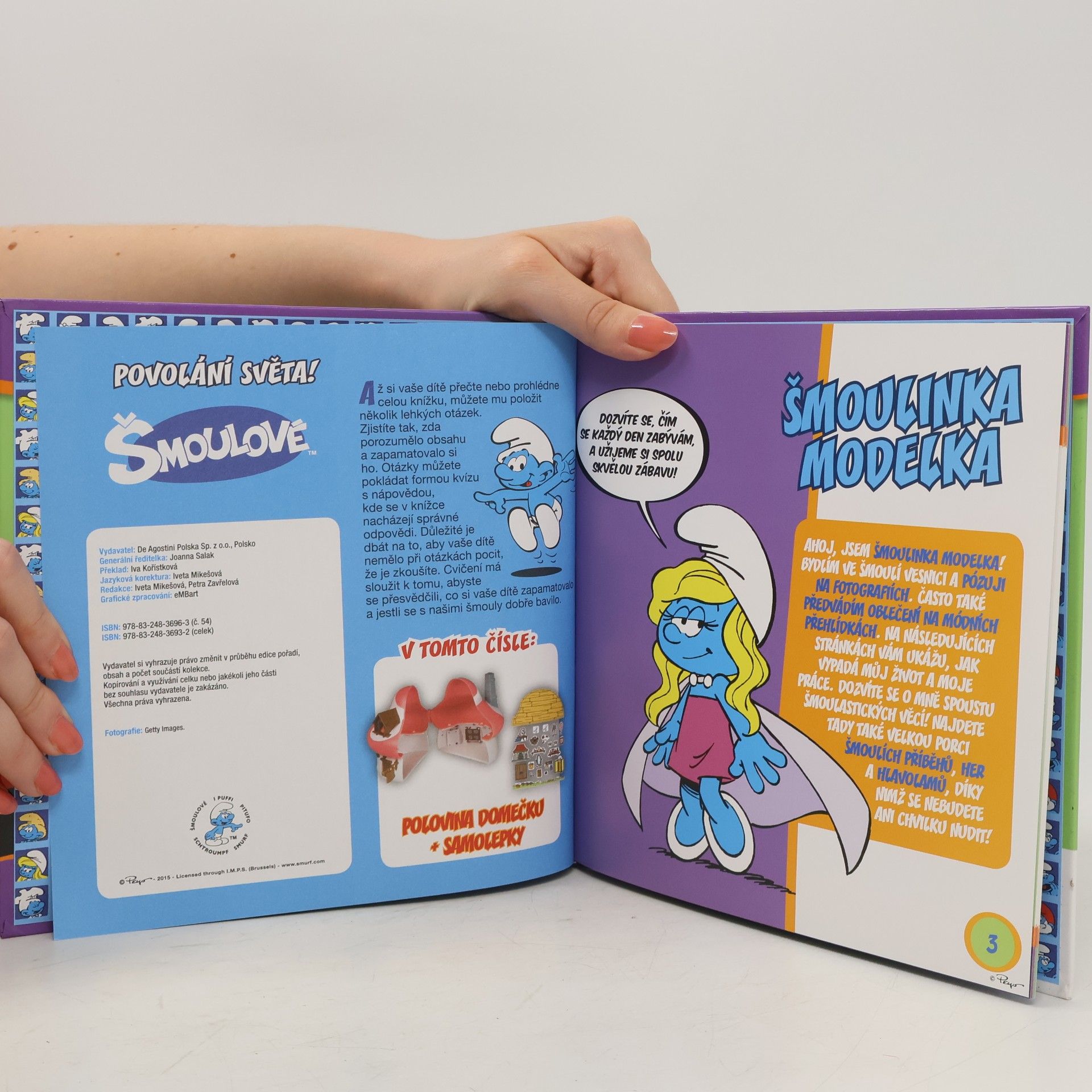 Autores varios Šmoulové 54: Šmoulinka modelka