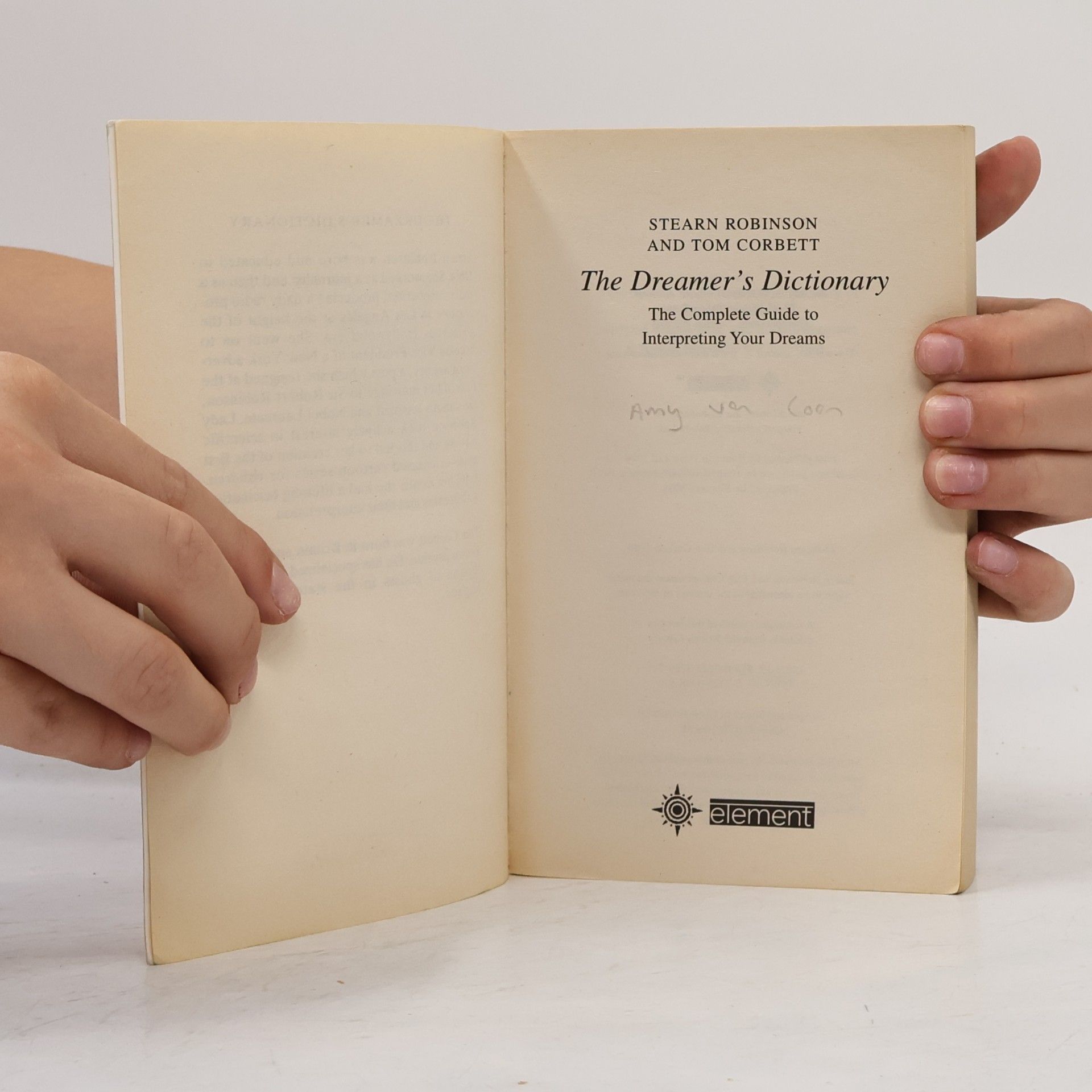 Stearn Robinson The Dreamer's Dictionary