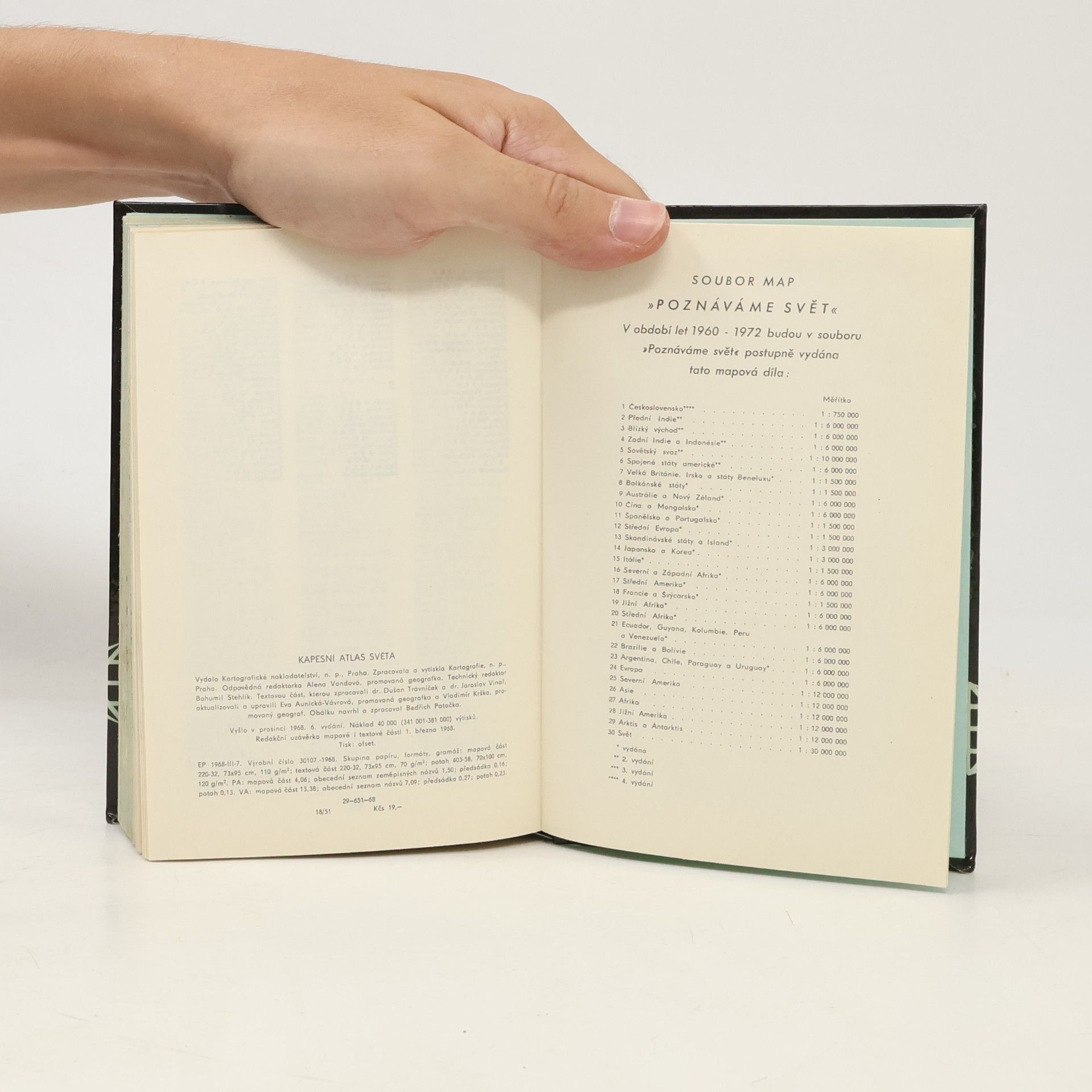 Jaroslav Vinař Kapesní atlas světa