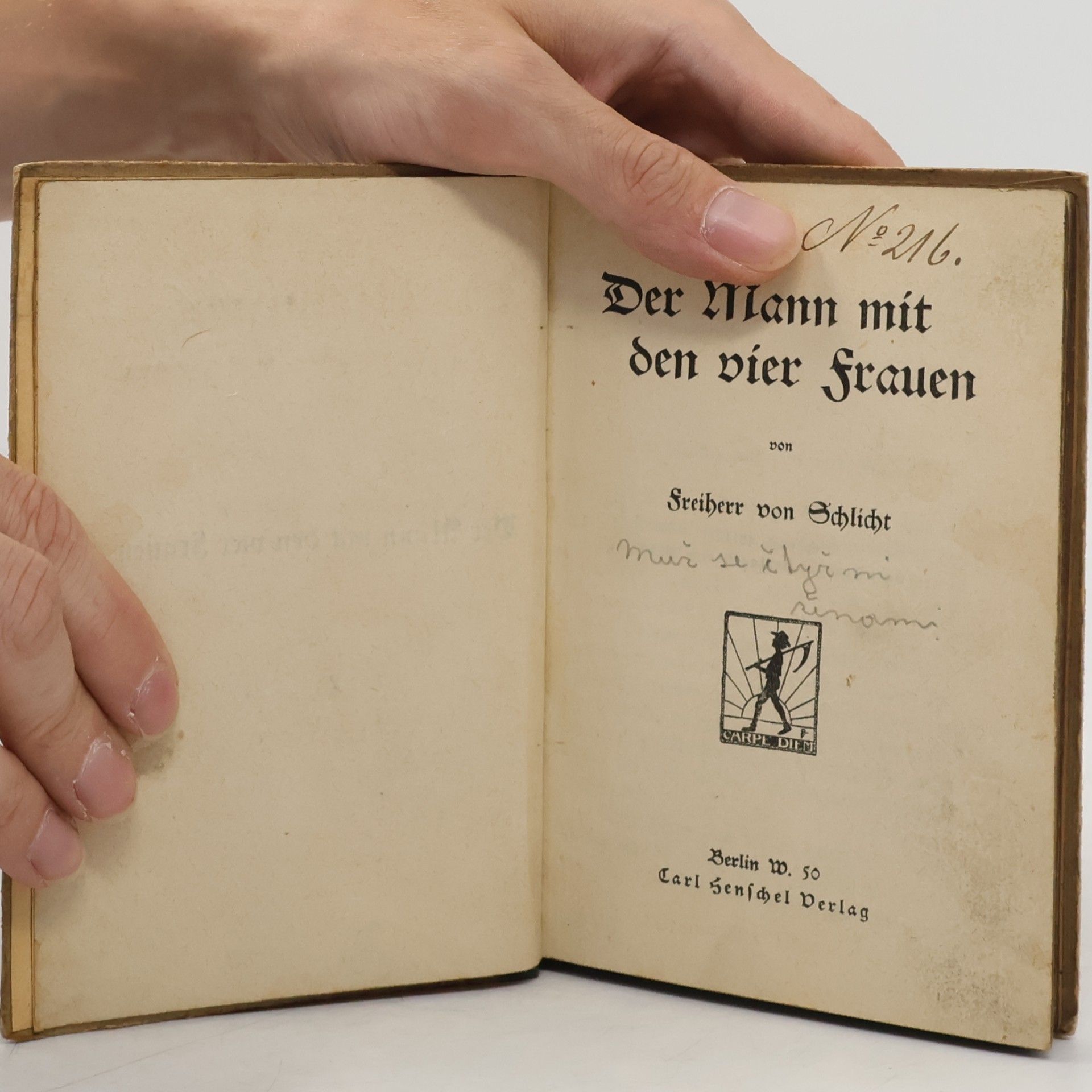 Freiherr Von Schlicht Der Mann mit den vier Frauen