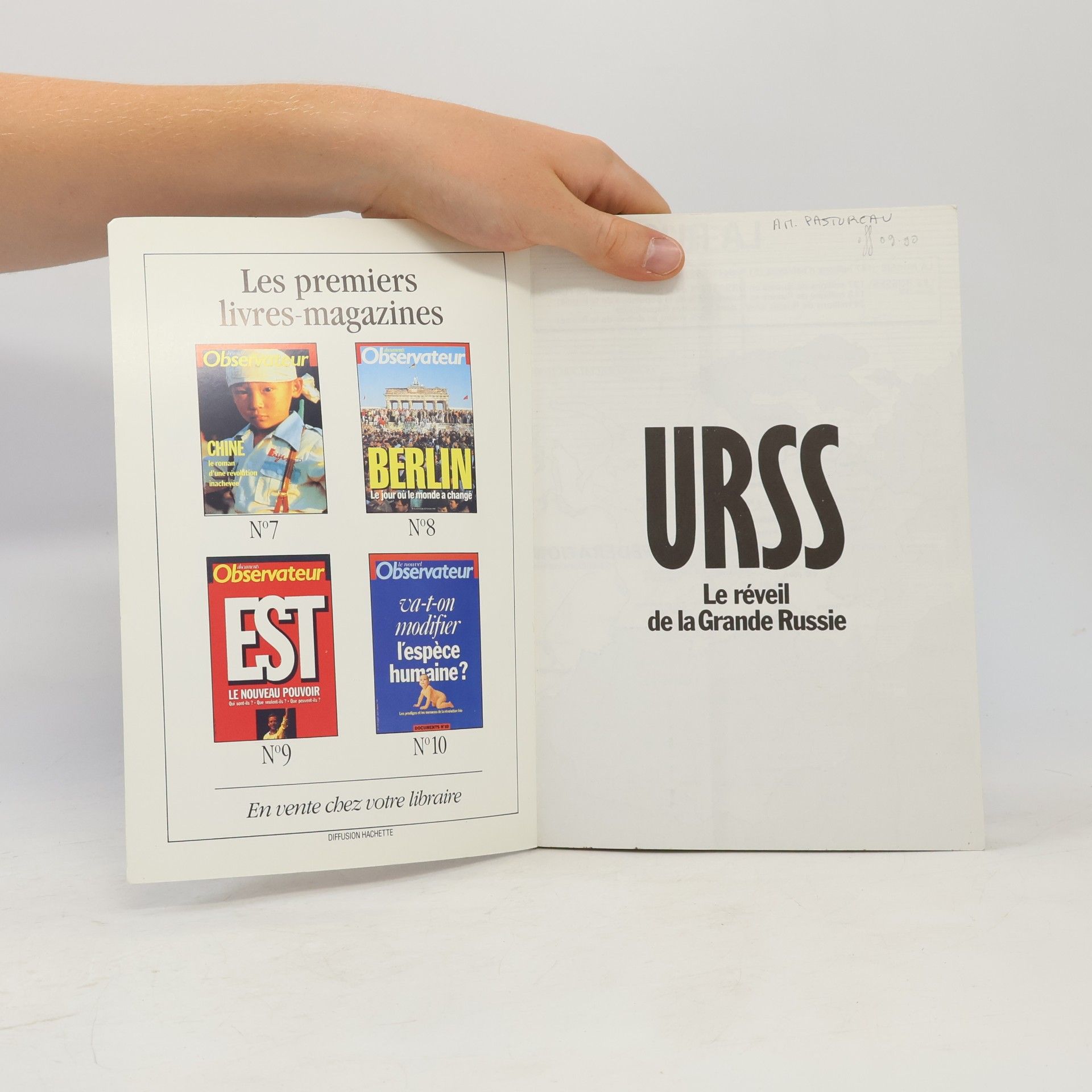 Le nouvel Observateur - N°11: URSS Le réveil de la Grande Russie