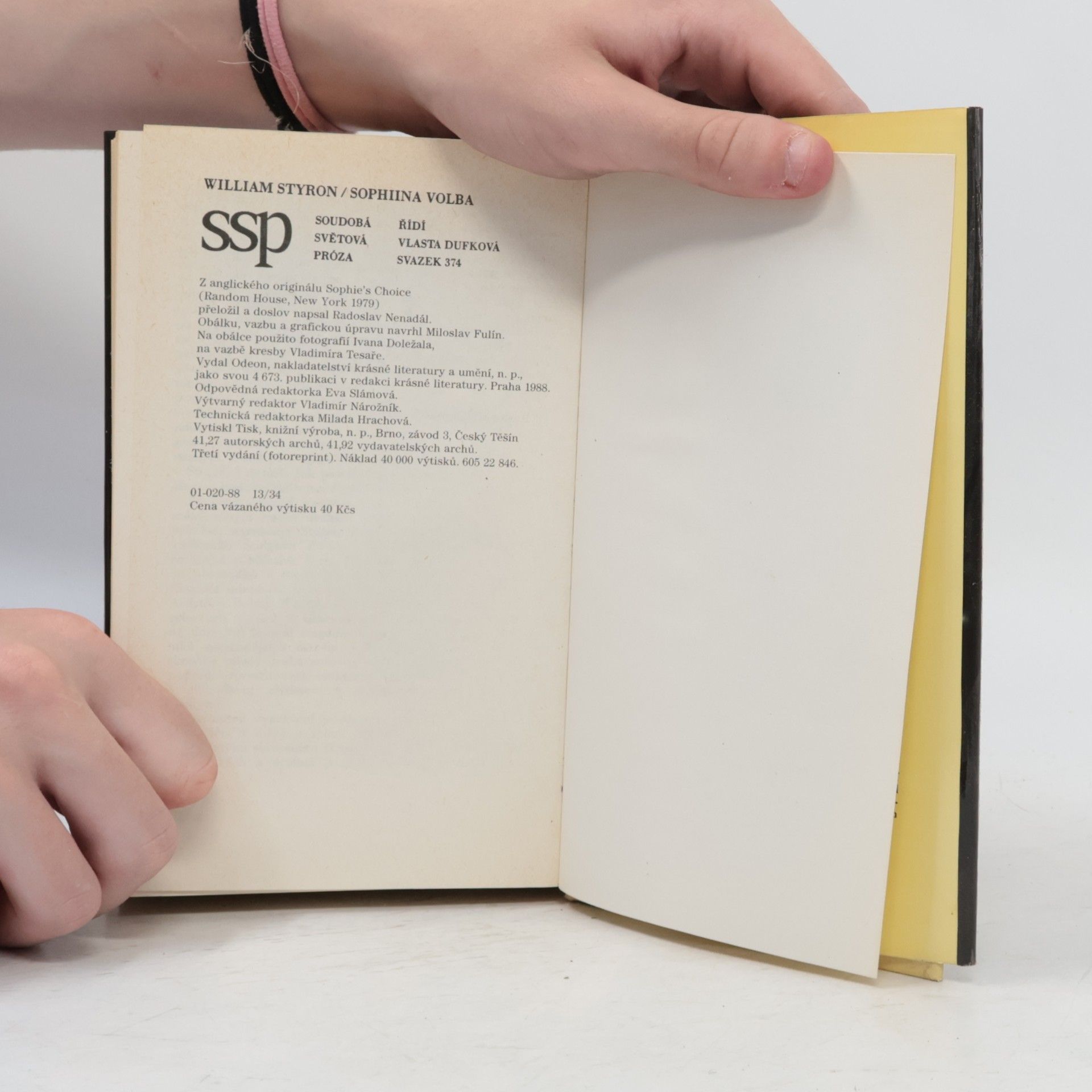 William Styron Sophiina volba