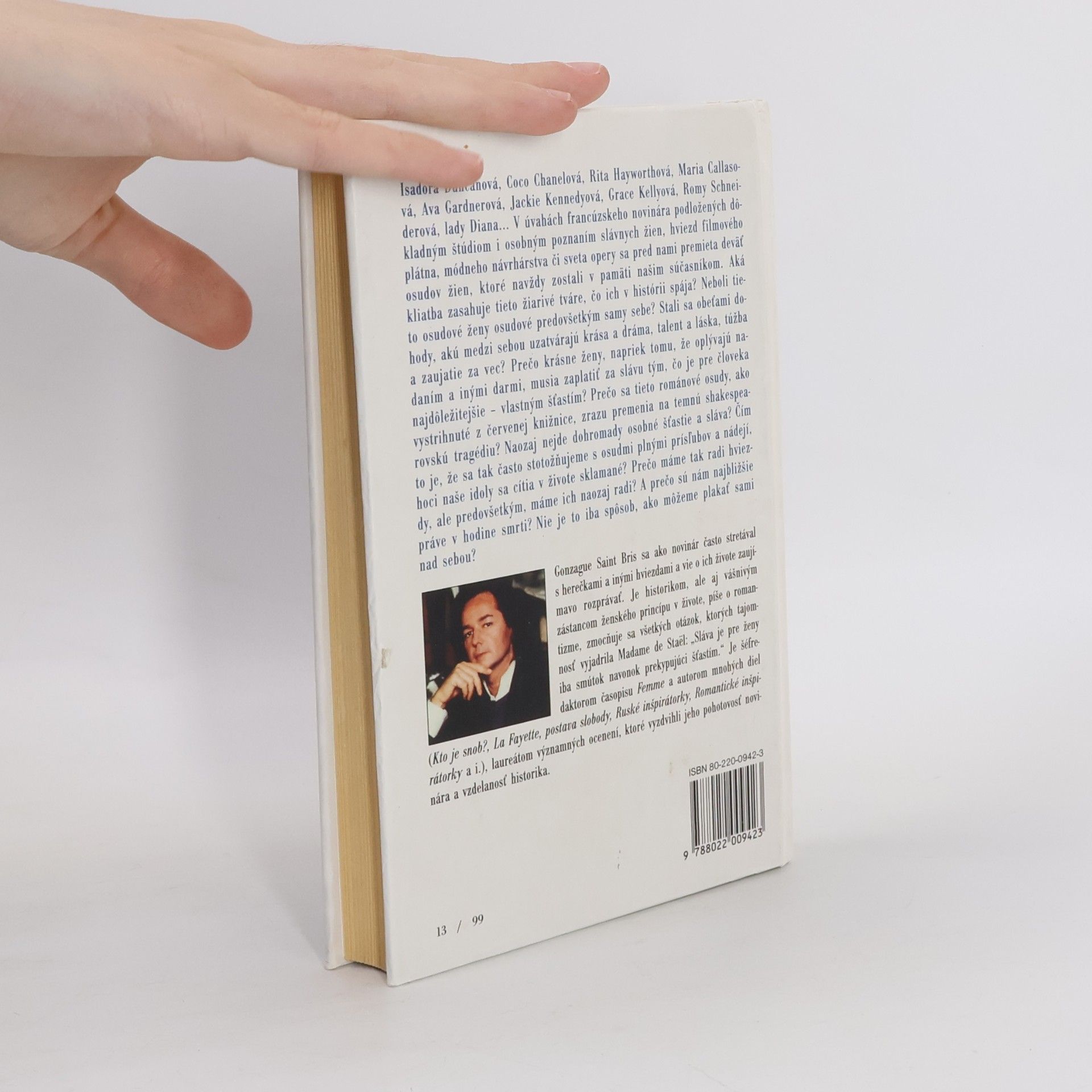 Gonzague Saint Bris Slzy slávy