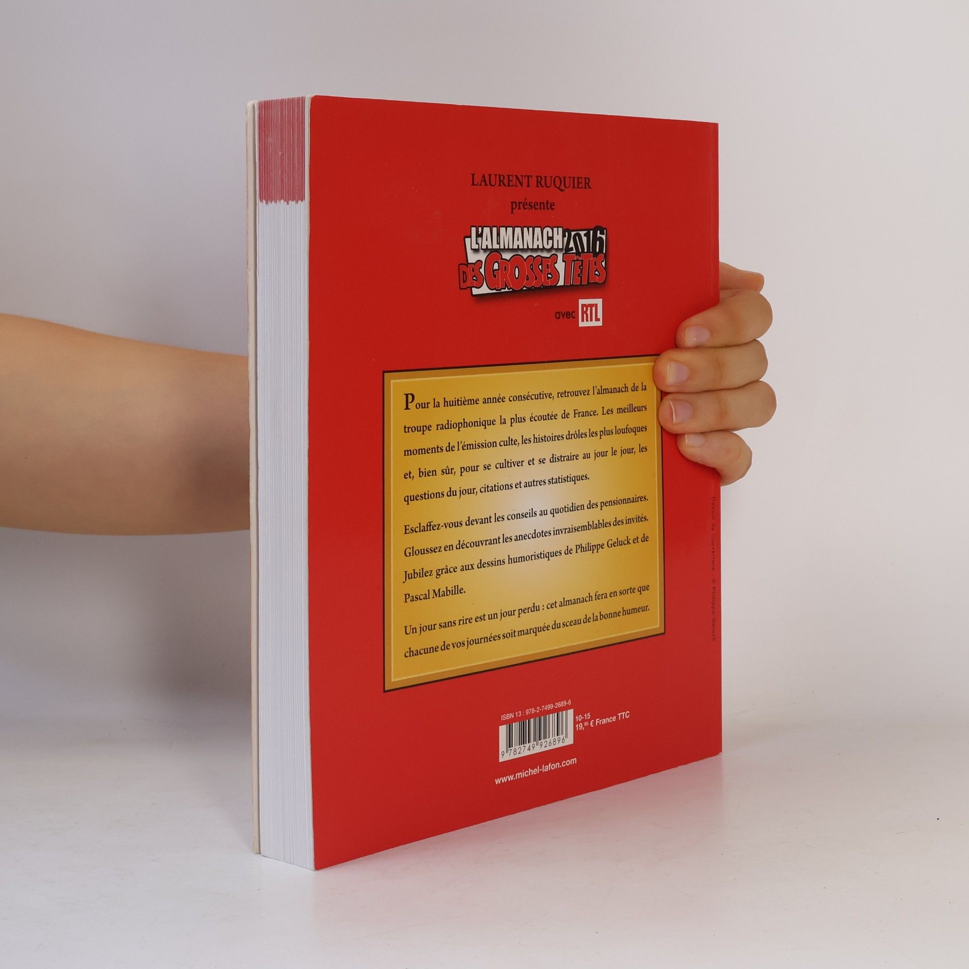 Laurent Ruquier L'almanach des Grosses Têtes