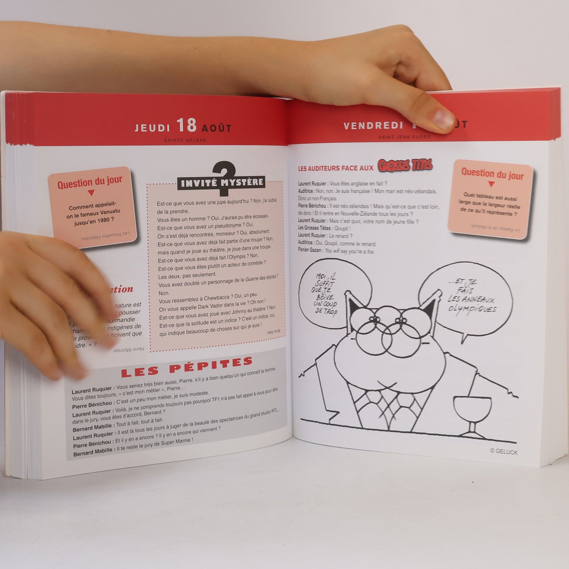 Laurent Ruquier L'almanach des Grosses Têtes