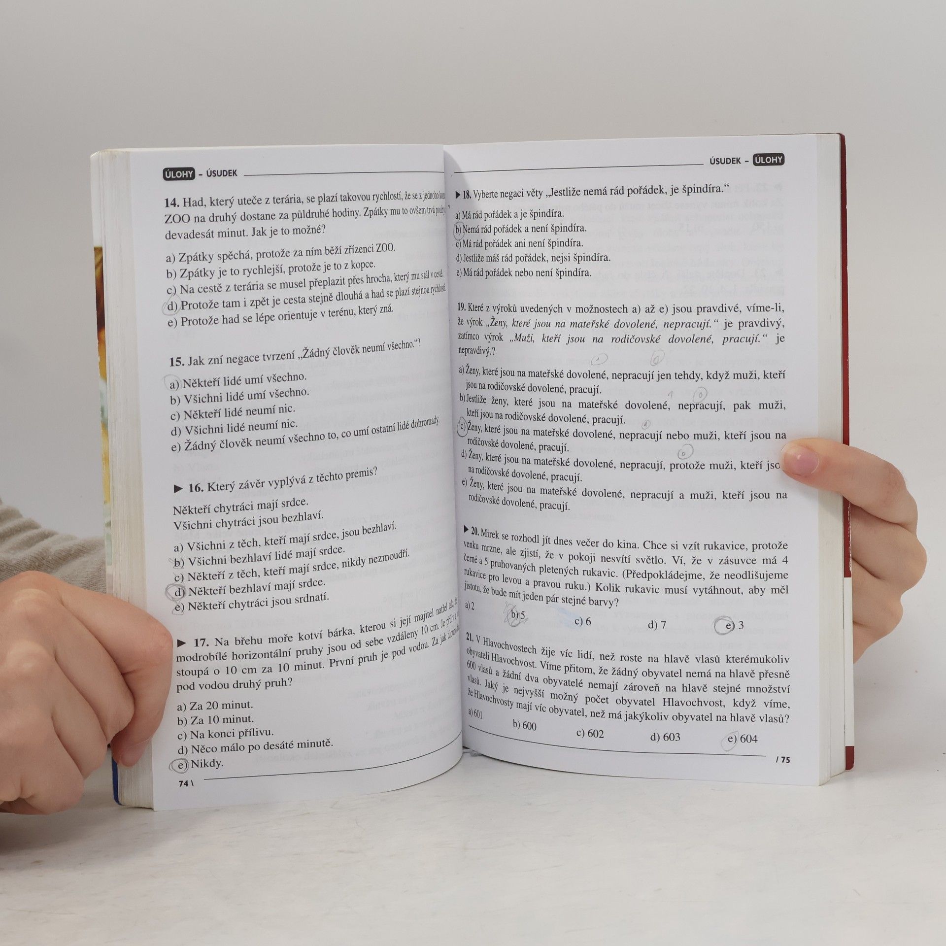 Ida Kodrlová Příprava na testy studijních předpokladů