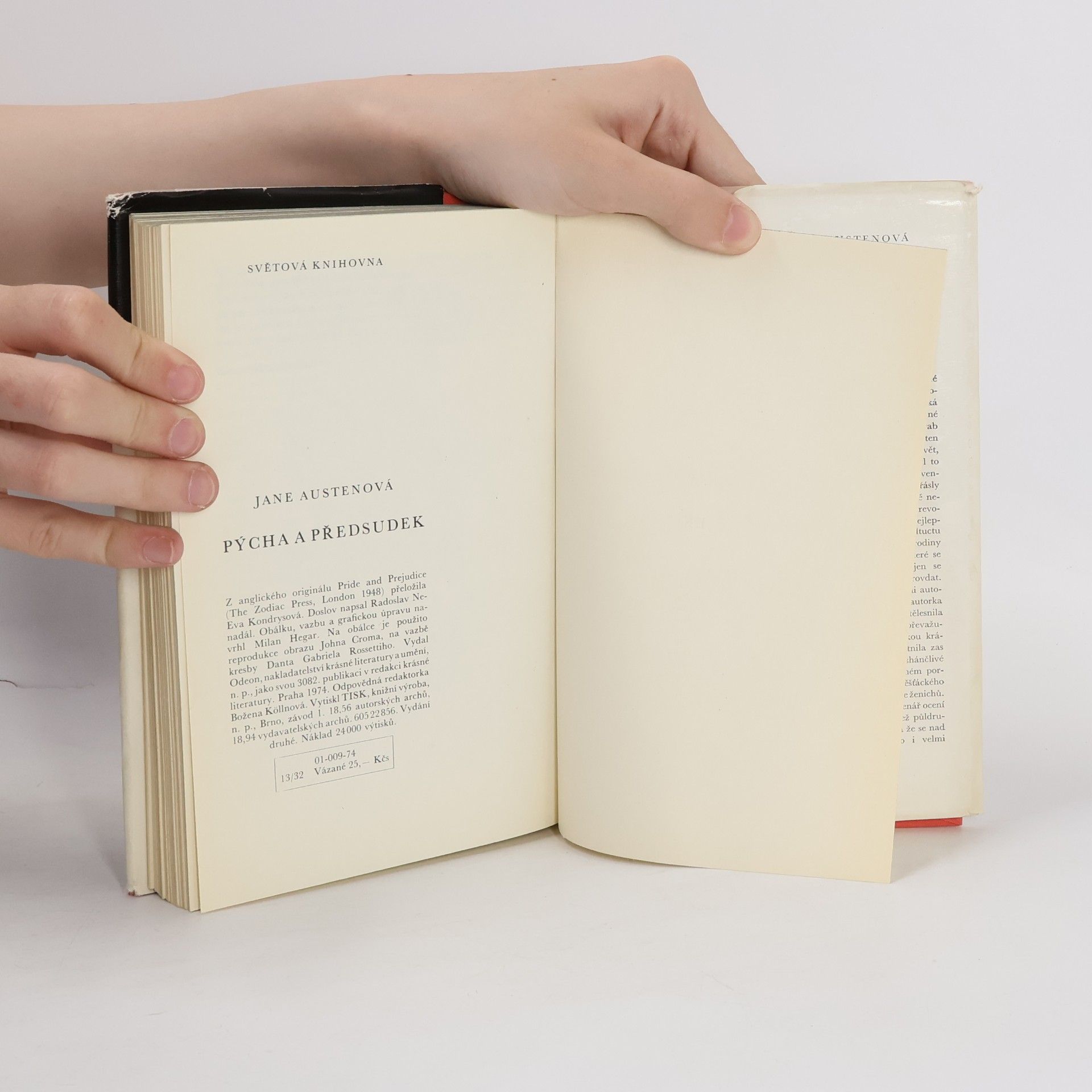 Jane Austen Pýcha a předsudek