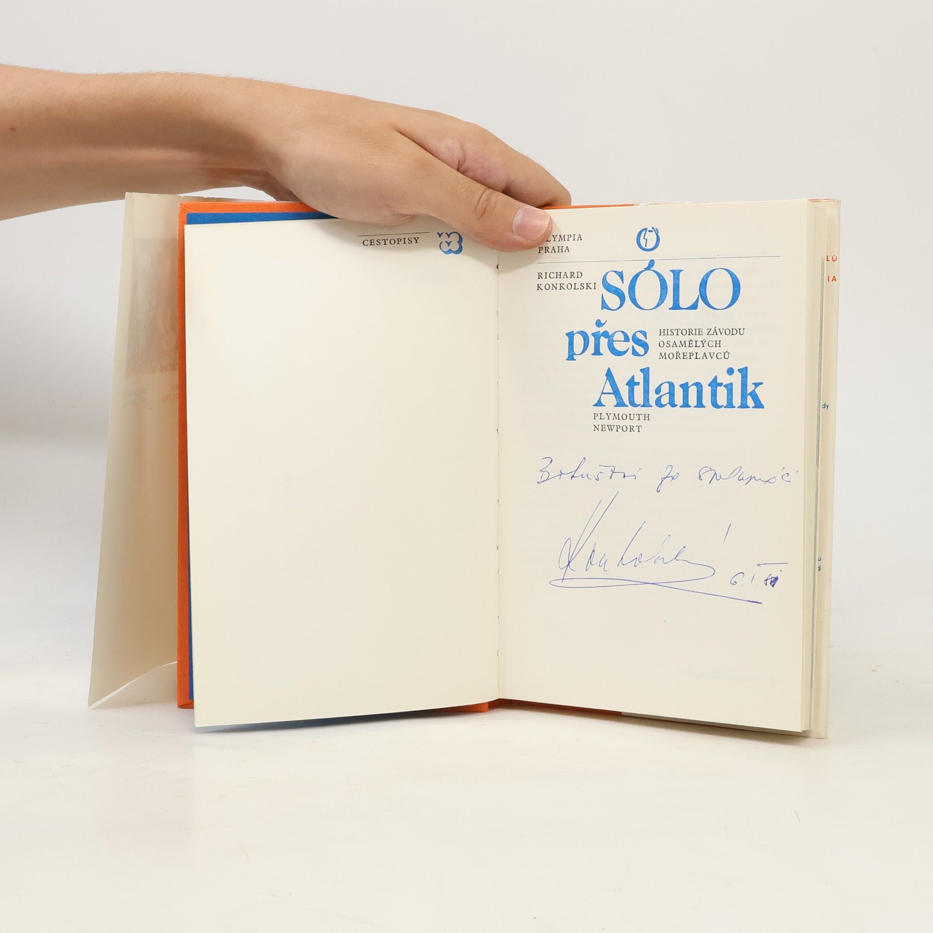 Václav Morch Sólo přes Atlantik