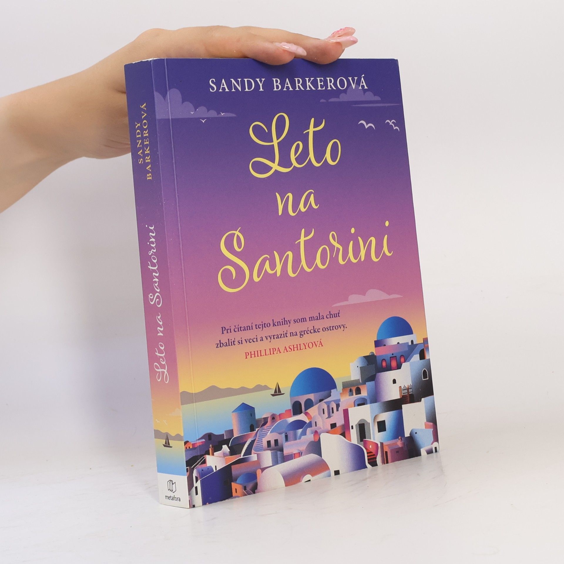 Sandy Barker Leto na Santorini