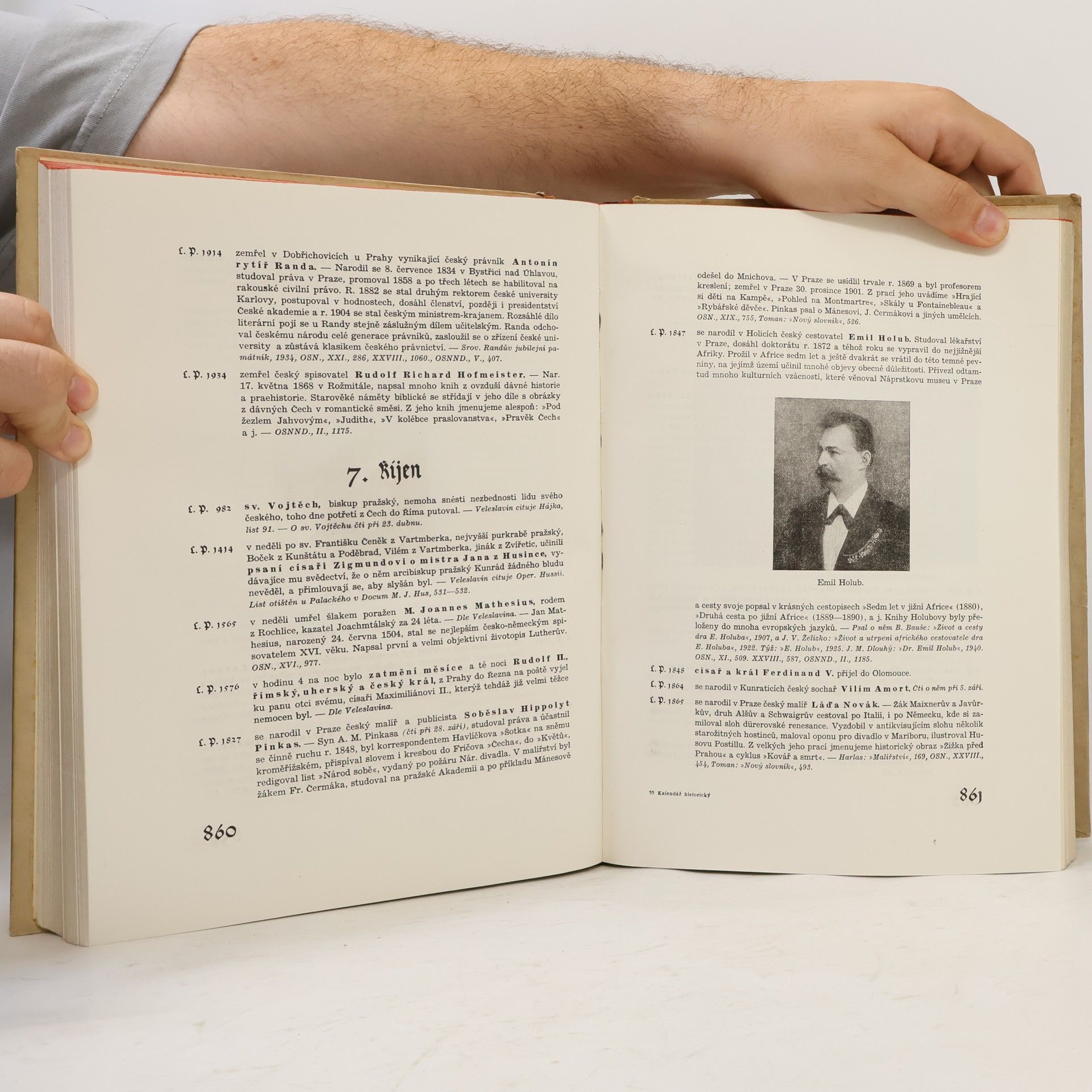 Daniel Adam z. Veleslavína Kalendář historický národa českého. Díl 2, červenec - prosinec