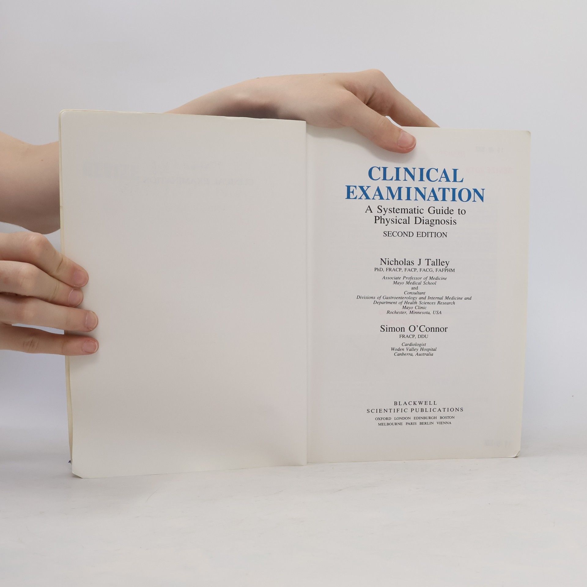 Nicholas Joseph Talley Clinical Examination