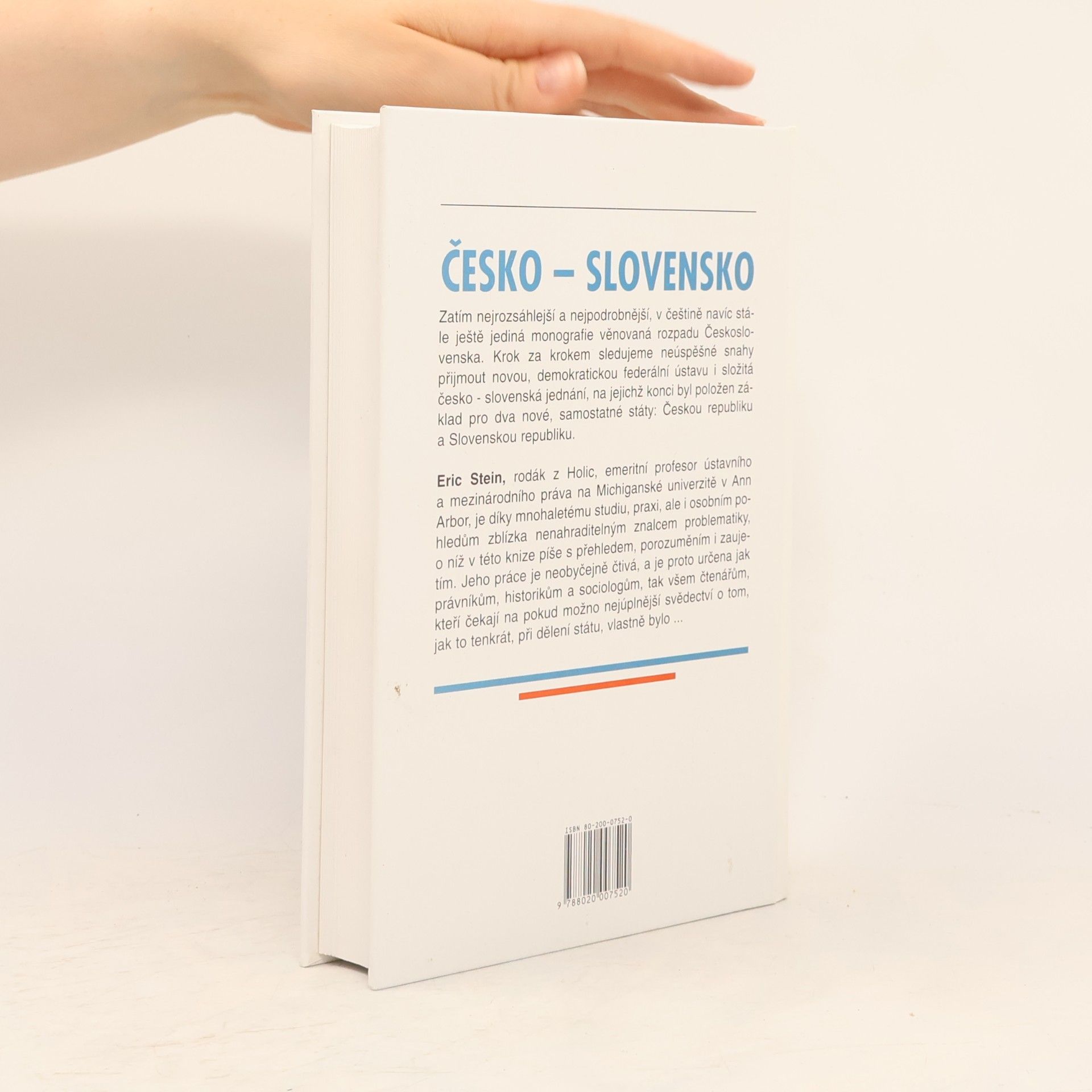 Eric Stein Česko - Slovensko: konflikt, roztržka, rozpad